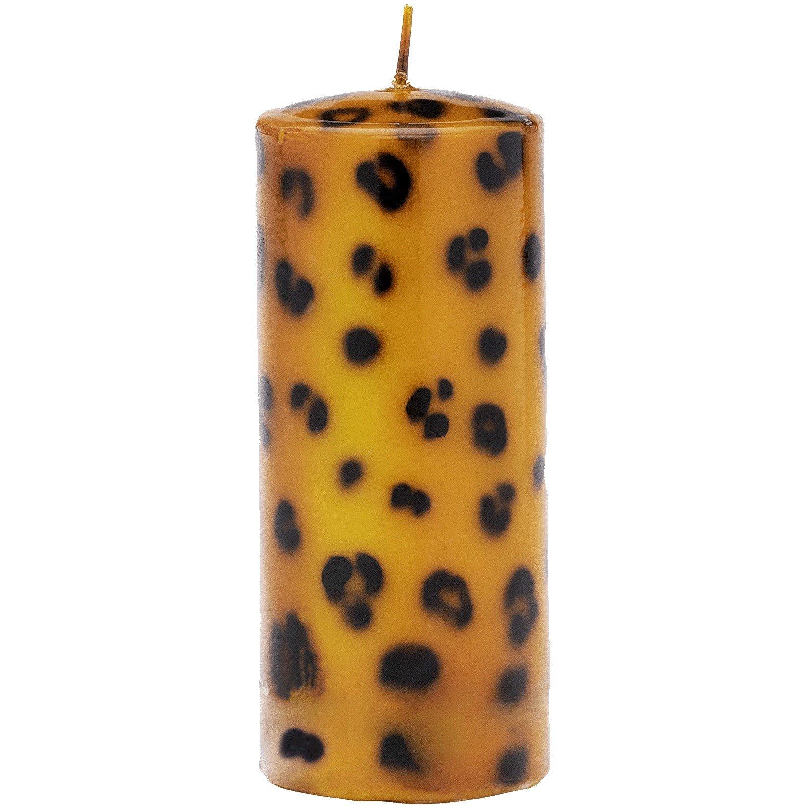 Anna Nina  Anna Long Candle Leopard
