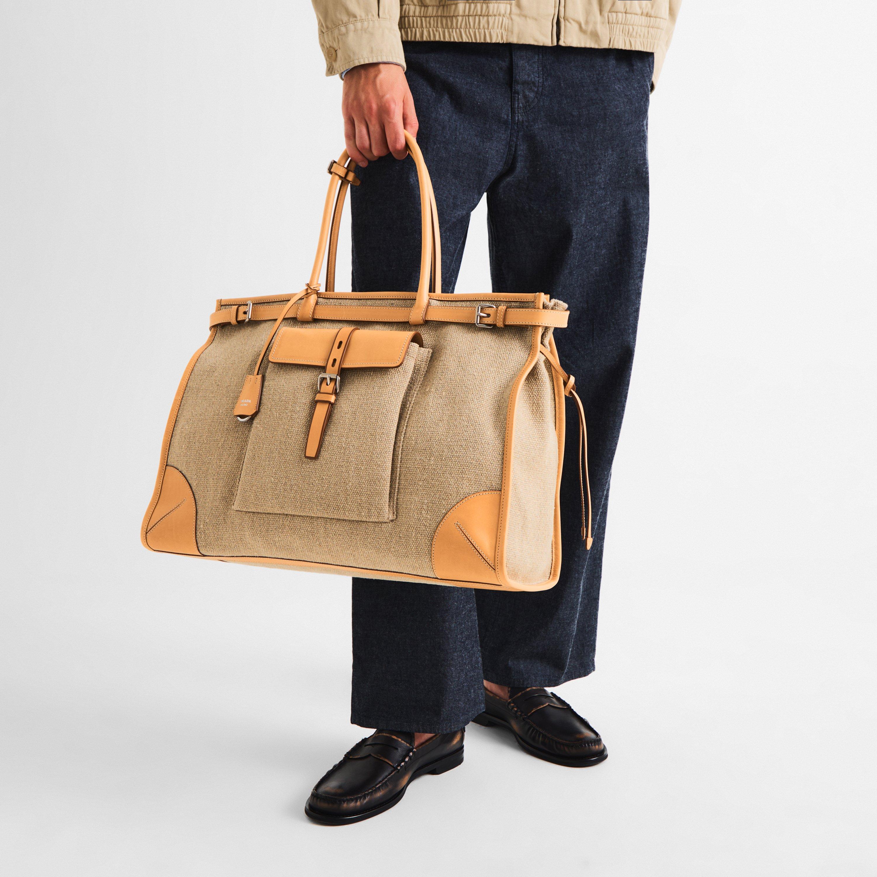 Beige - Prada - Prada Utility Tote Sn64 - 3