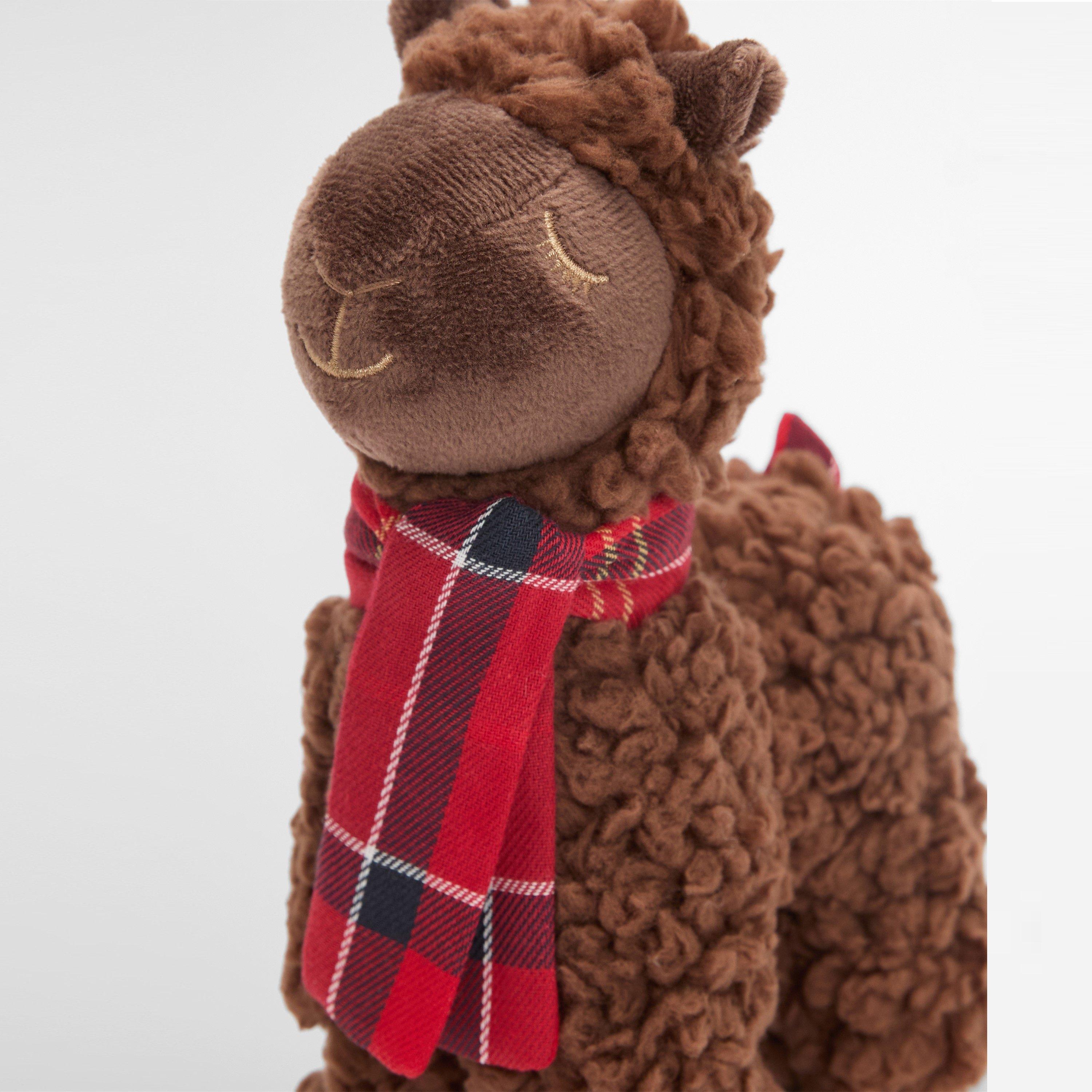 Brown - Barbour - Llama Dog Toy - 5