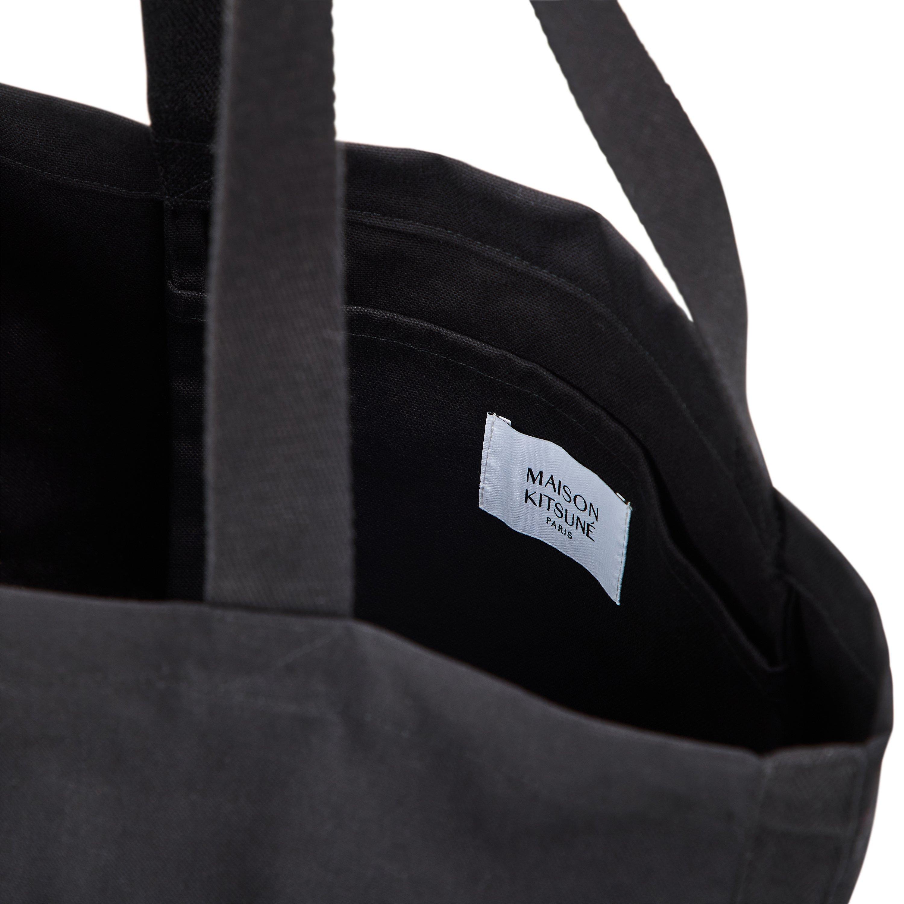 Black - Maison Kitsune - Men's Dressed Fox Tote Bag - 3