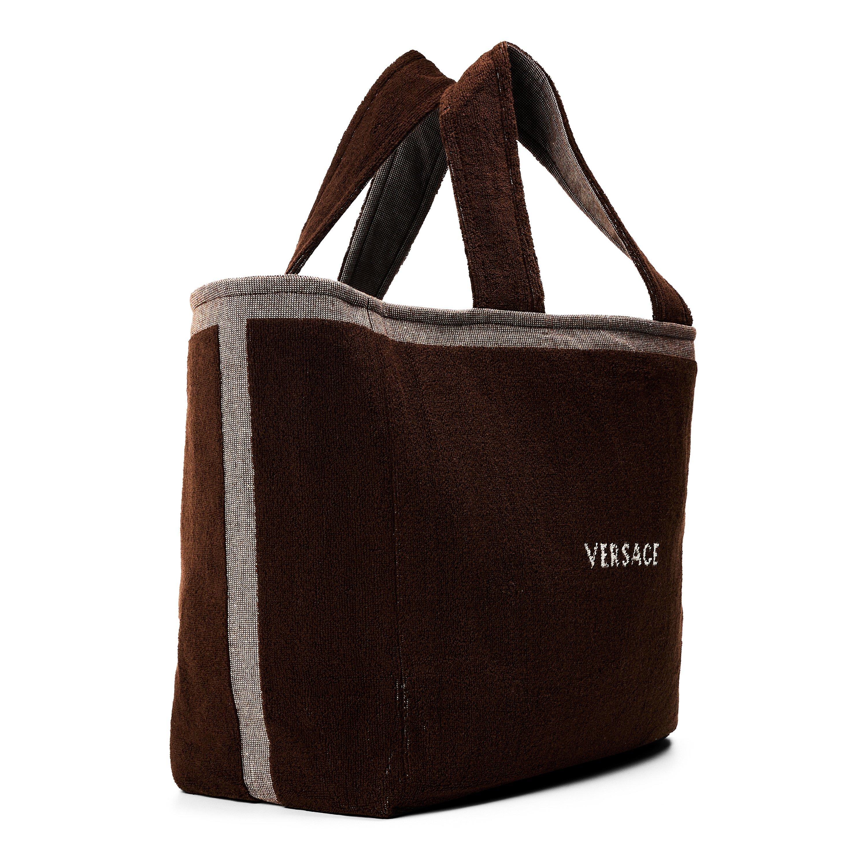 Brown - Versace Home - Womens Jacquard Tote Bag - 2