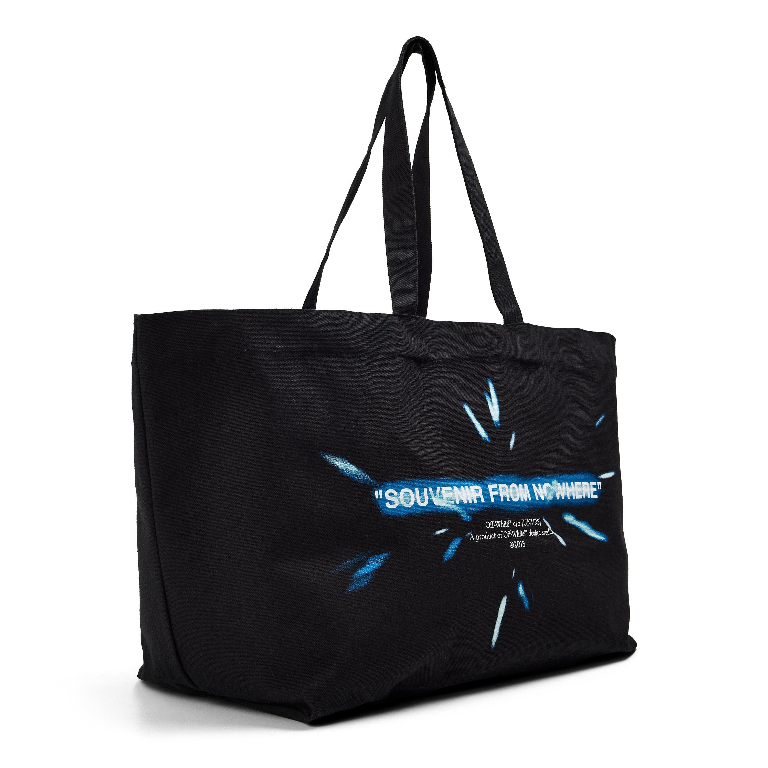 Black/Blue - Off White - UNVRS Tote Bag - 2