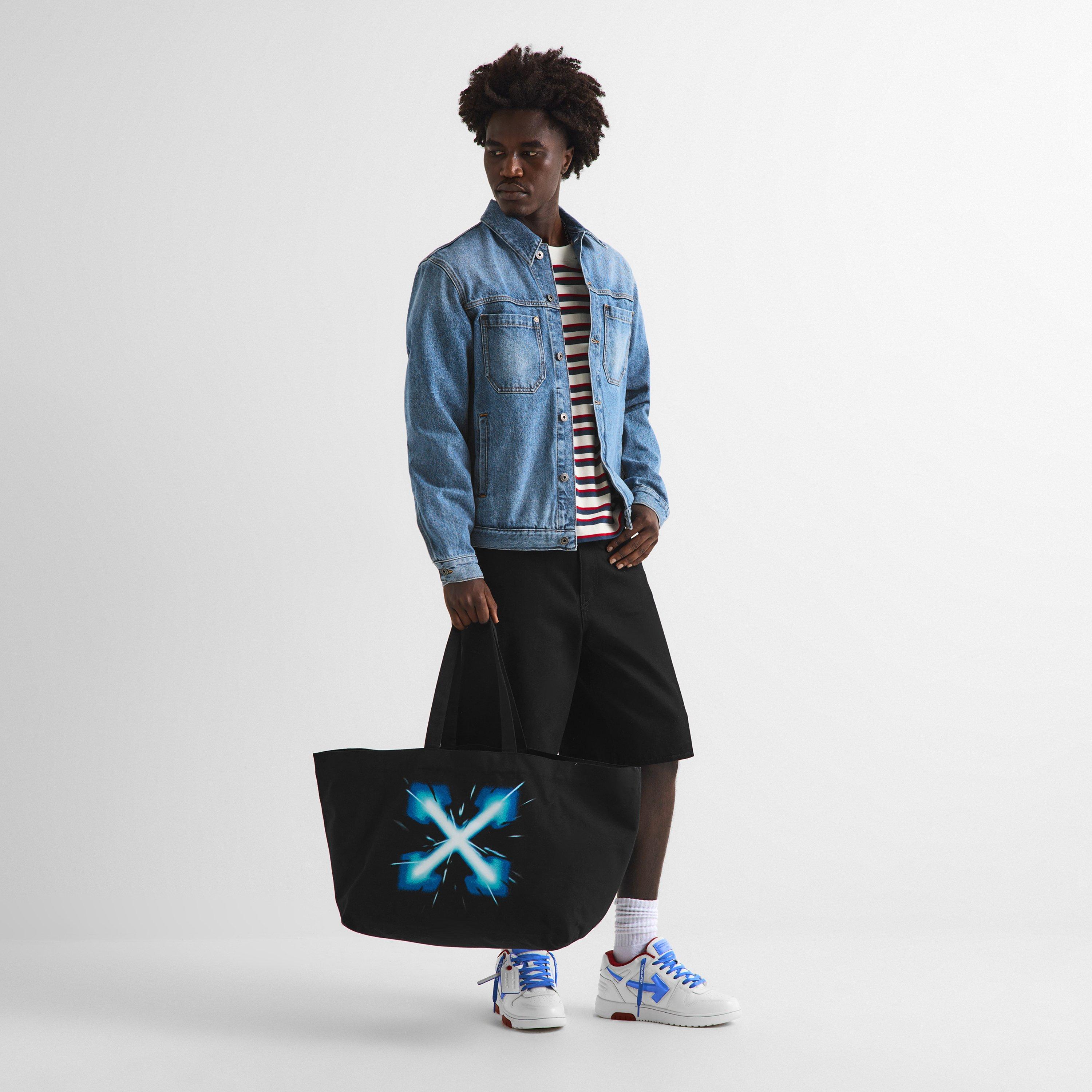 Black/Blue - Off White - Adults x [UNVRS] Tote Bag - 6