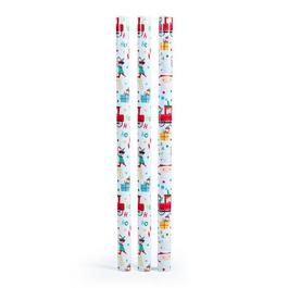 The Spirit Of Christmas 3x 5 Meters Festive Elf Wrapping Paper