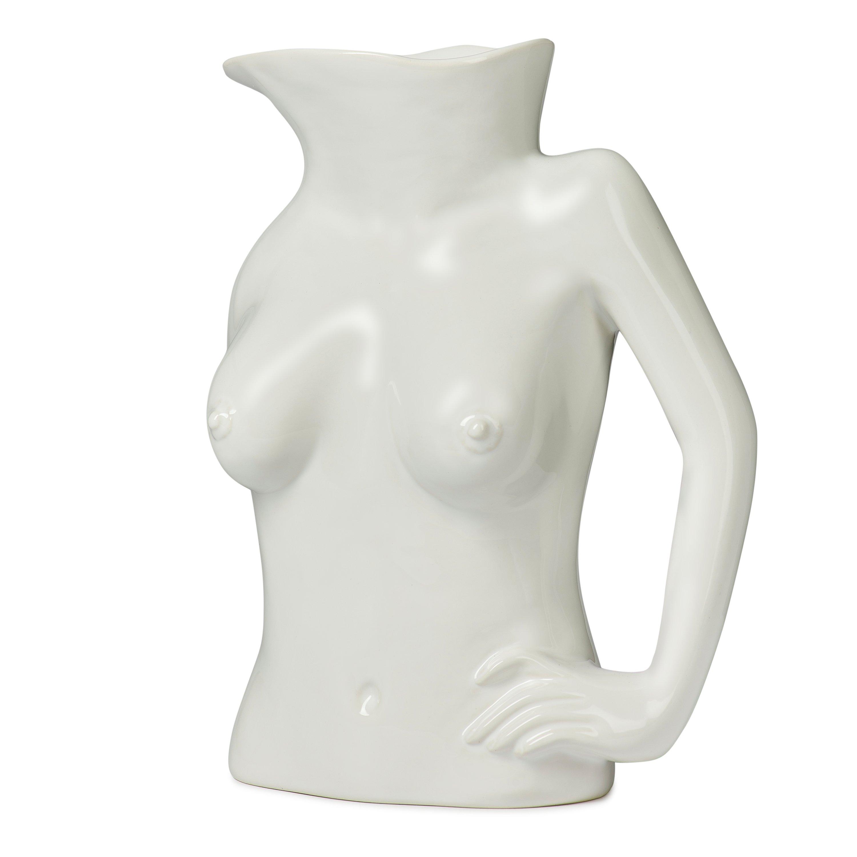 Anissa Kermiche Vase - White Shiny
