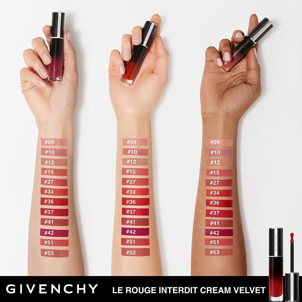 N09 - GIVENCHY - Givenchy Le Rouge Interdit Cream Velvet Lipstick - 4