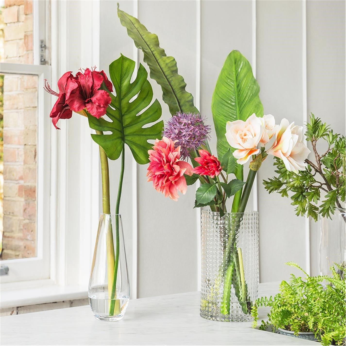 Clear - LSA - Flower Tall Stem Vase - 2