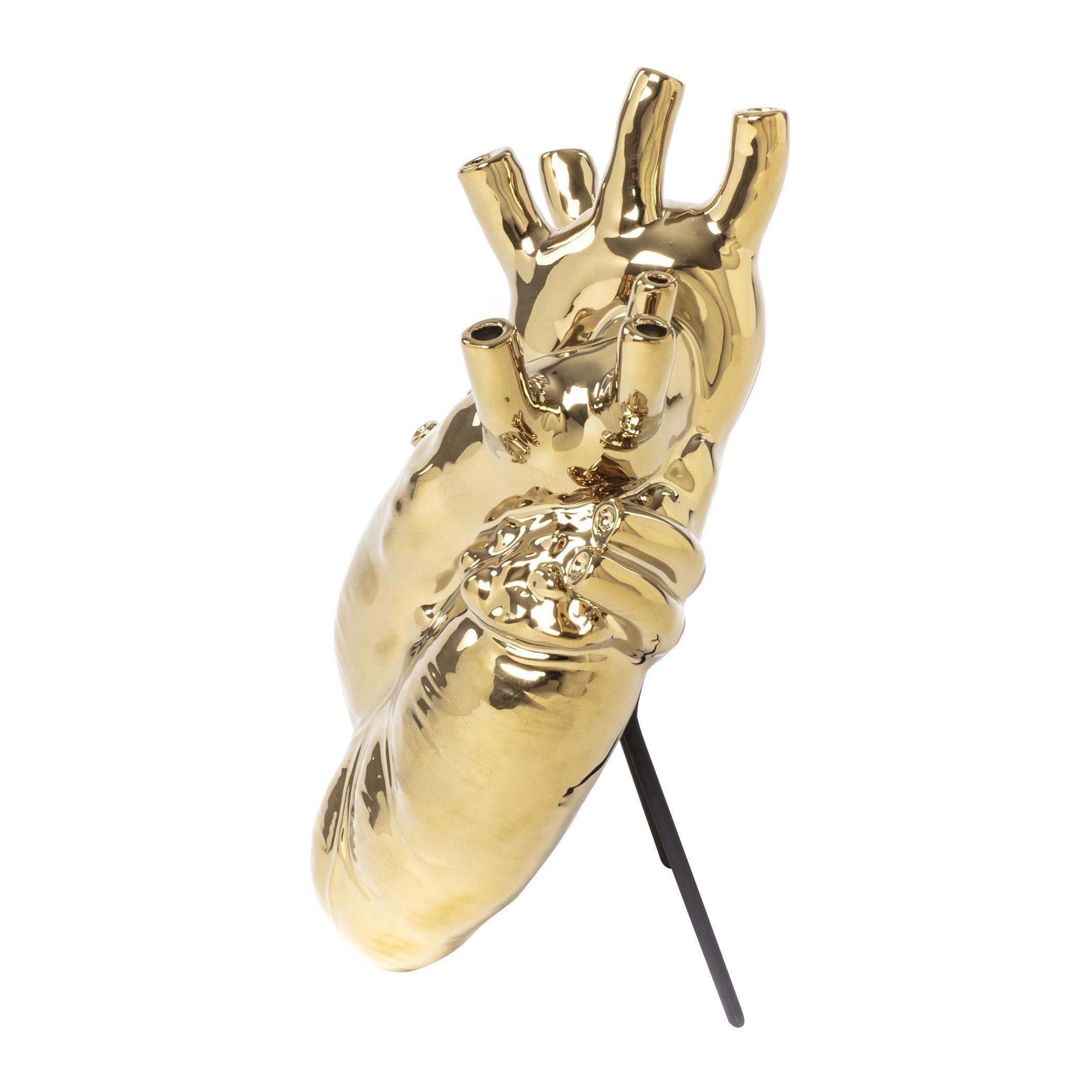 Gold - Seletti - Marcantonio Love In Bloom Gold Edition Heart Vase - 7