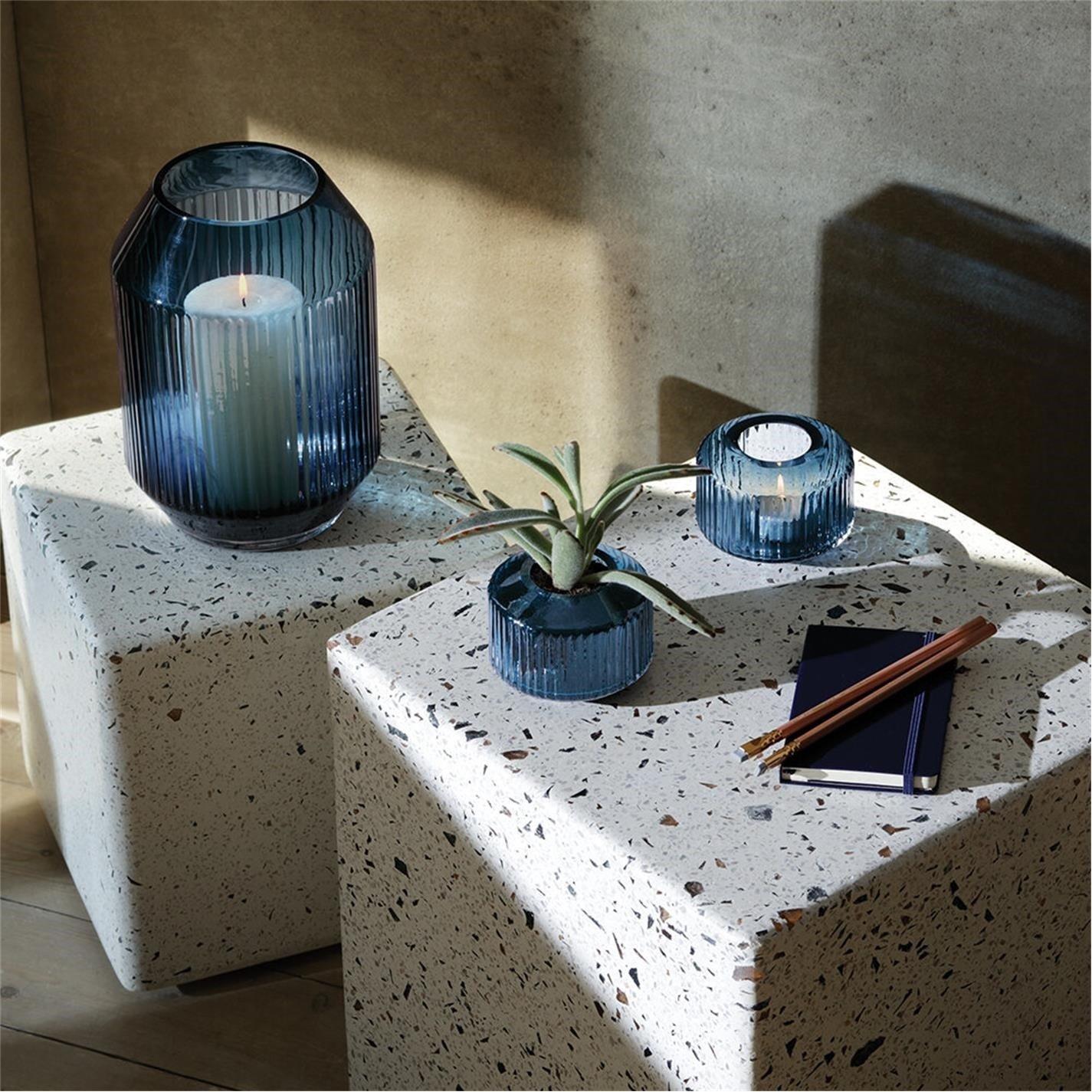 Blue - LSA - Rotunda Wide Vase - 6