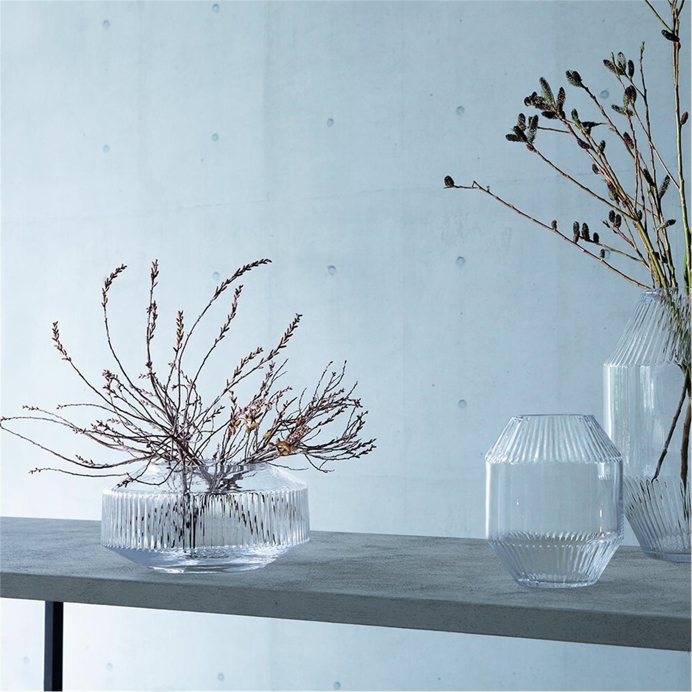 Clear - LSA - Rotunda Wide Vase - 3