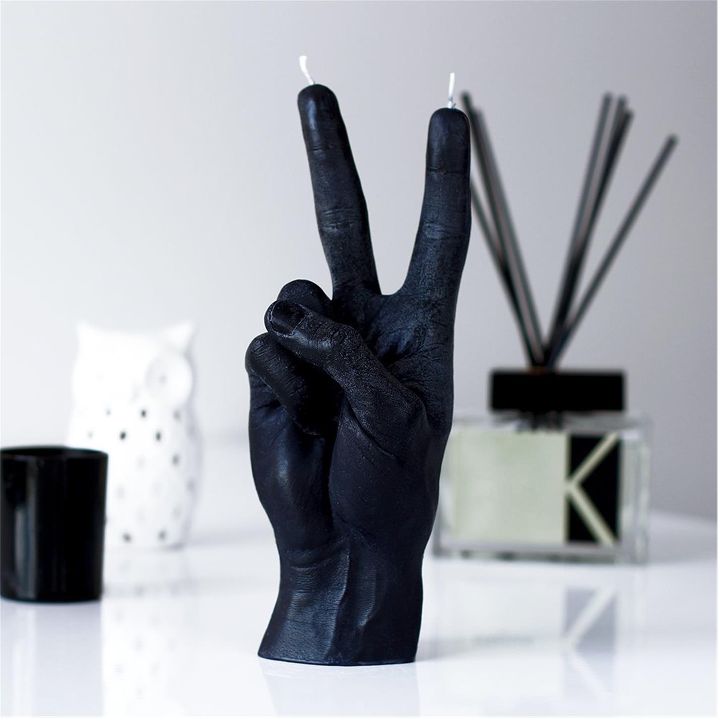 Black - CandleHand - Victory Candle - 2