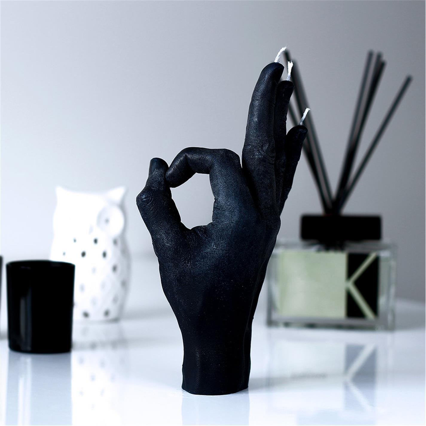 Black - CandleHand - OK Candle - 2