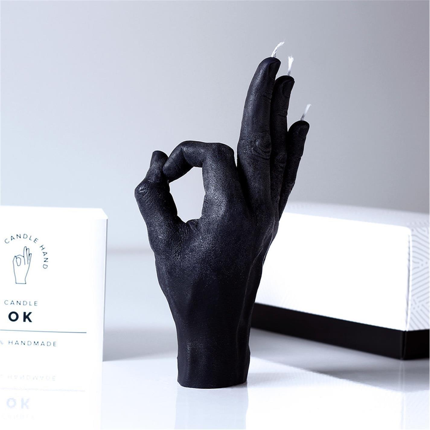 Black - CandleHand - OK Candle - 6