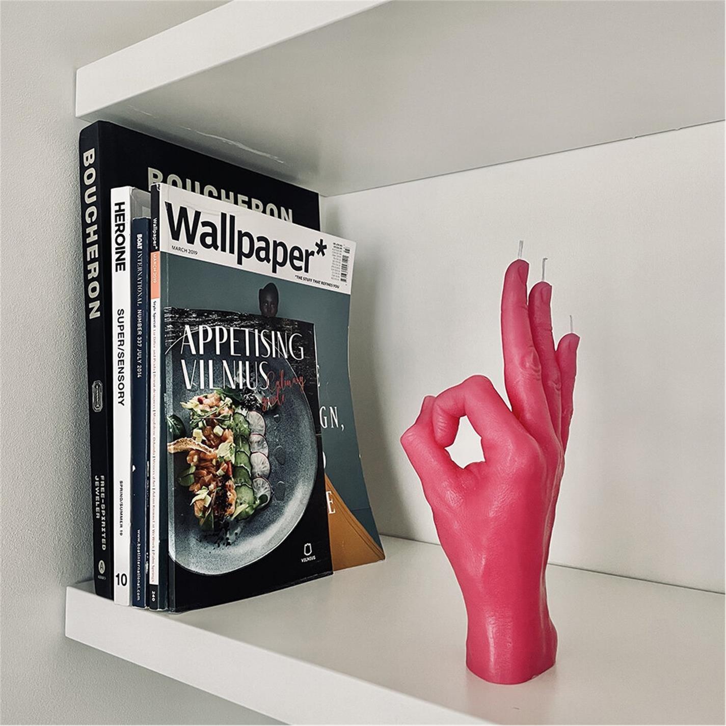 Pink - CandleHand - OK Candle - 5