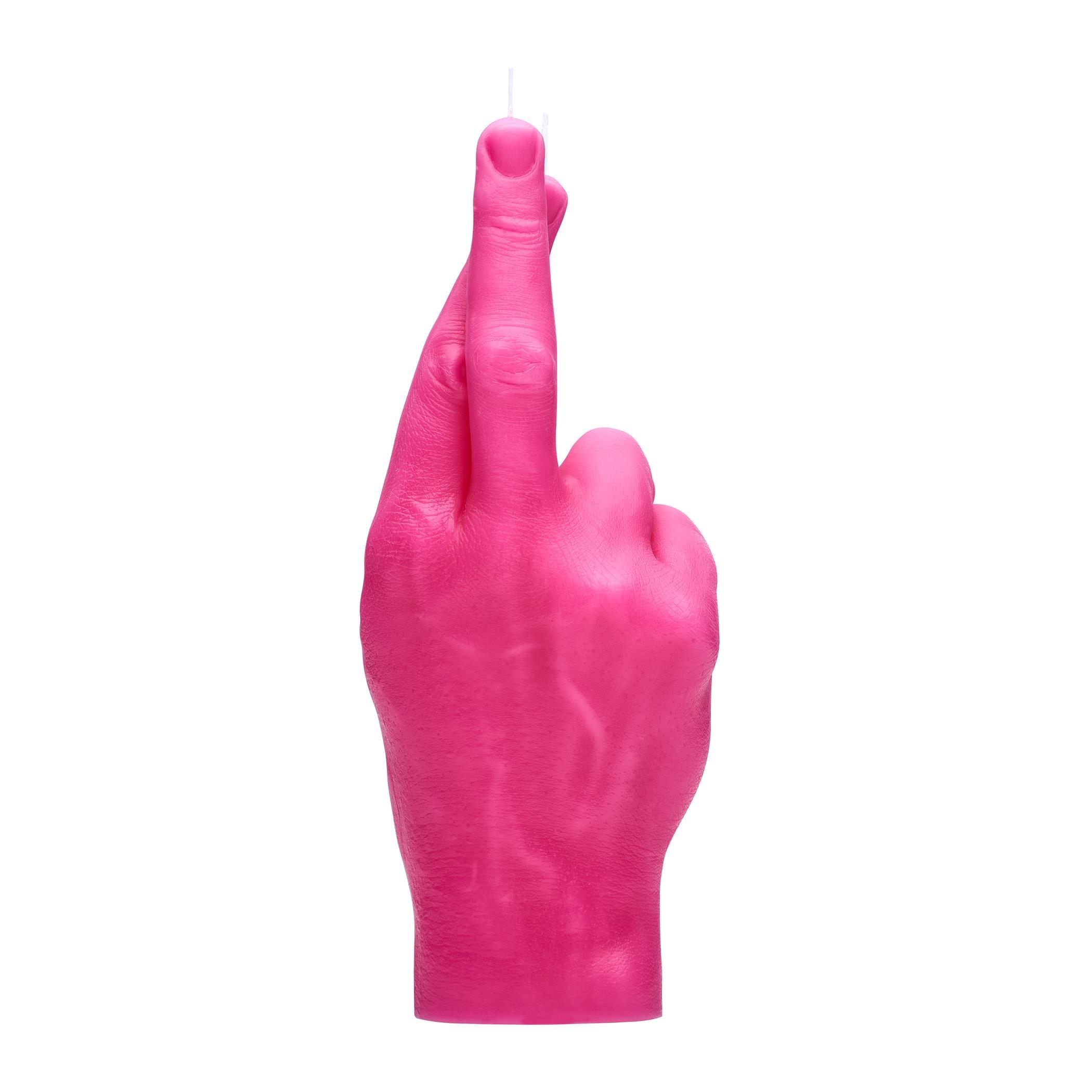 Pink - CandleHand - Fingers Crossed Candle - 4