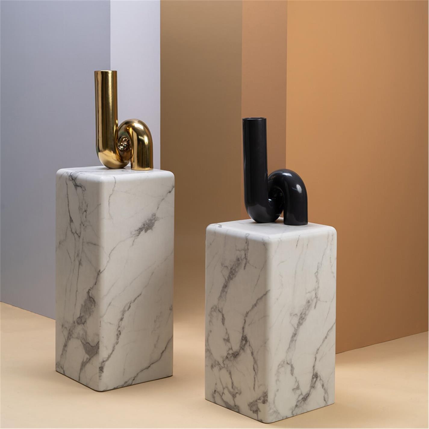 Black - Pols Potten - PolsPotten Yourtube Vase - 4