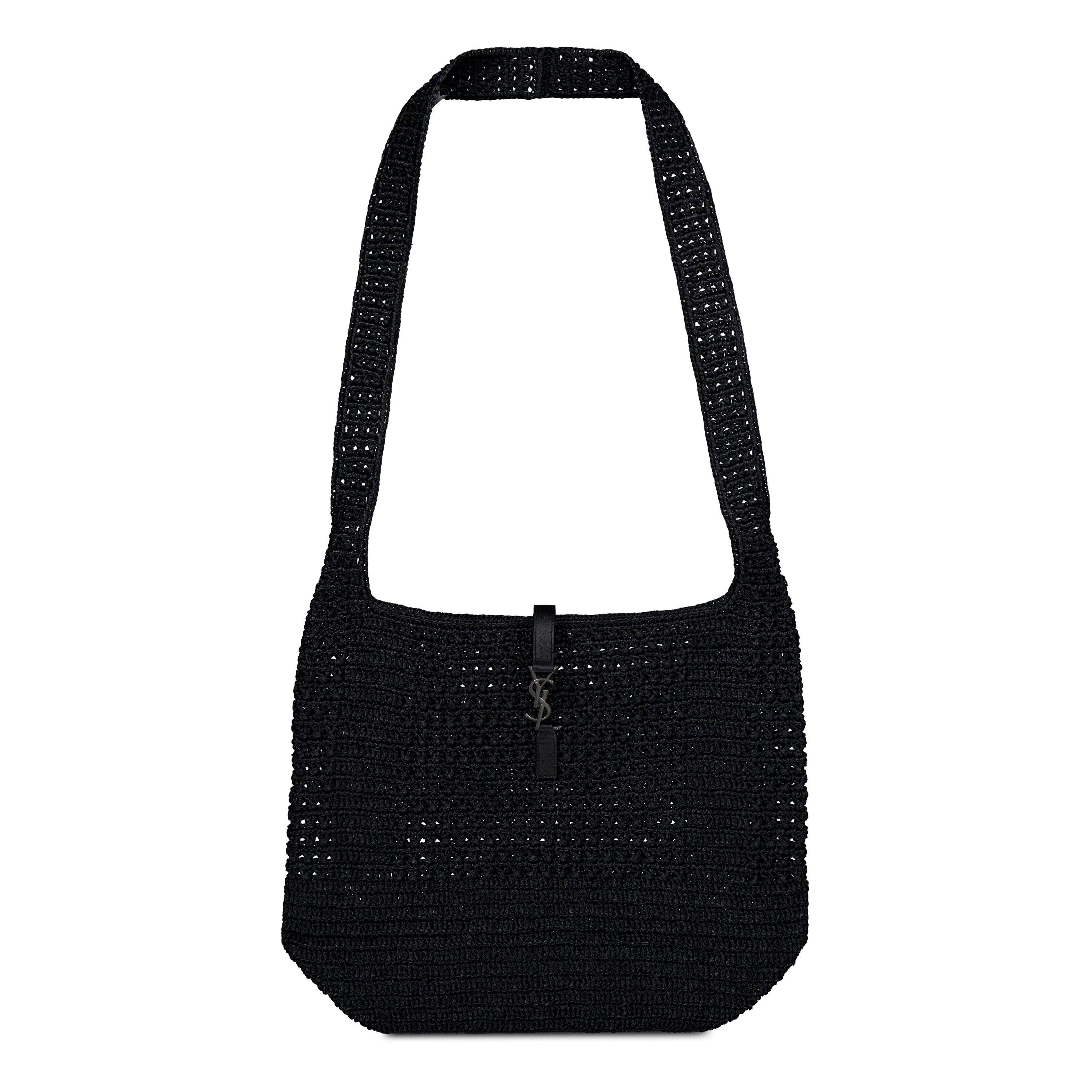 Black - Saint Laurent - Raffia Medium Tote Bag - 1
