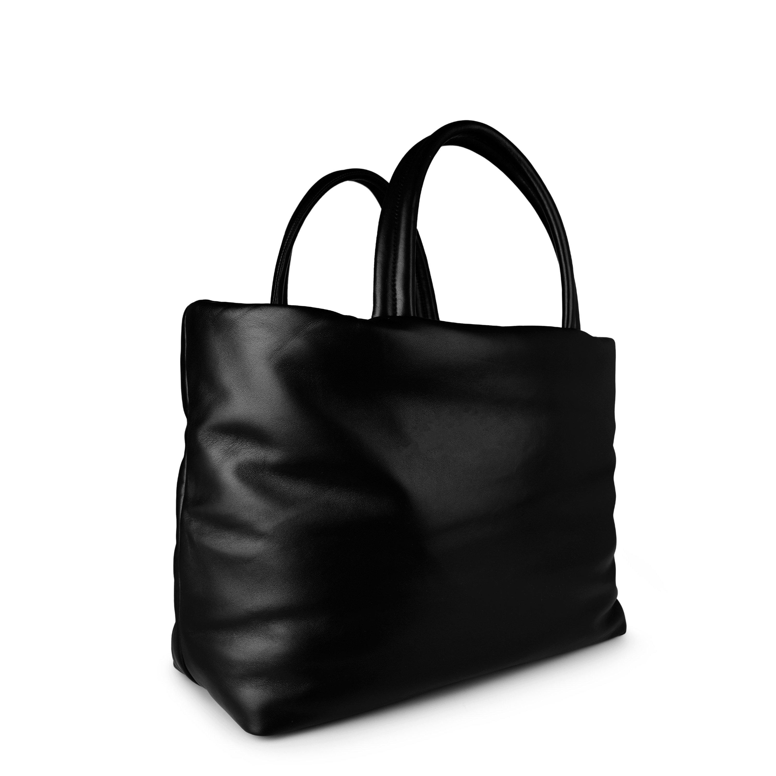 Black - Saint Laurent - Raffia Large Tote Bag - 2