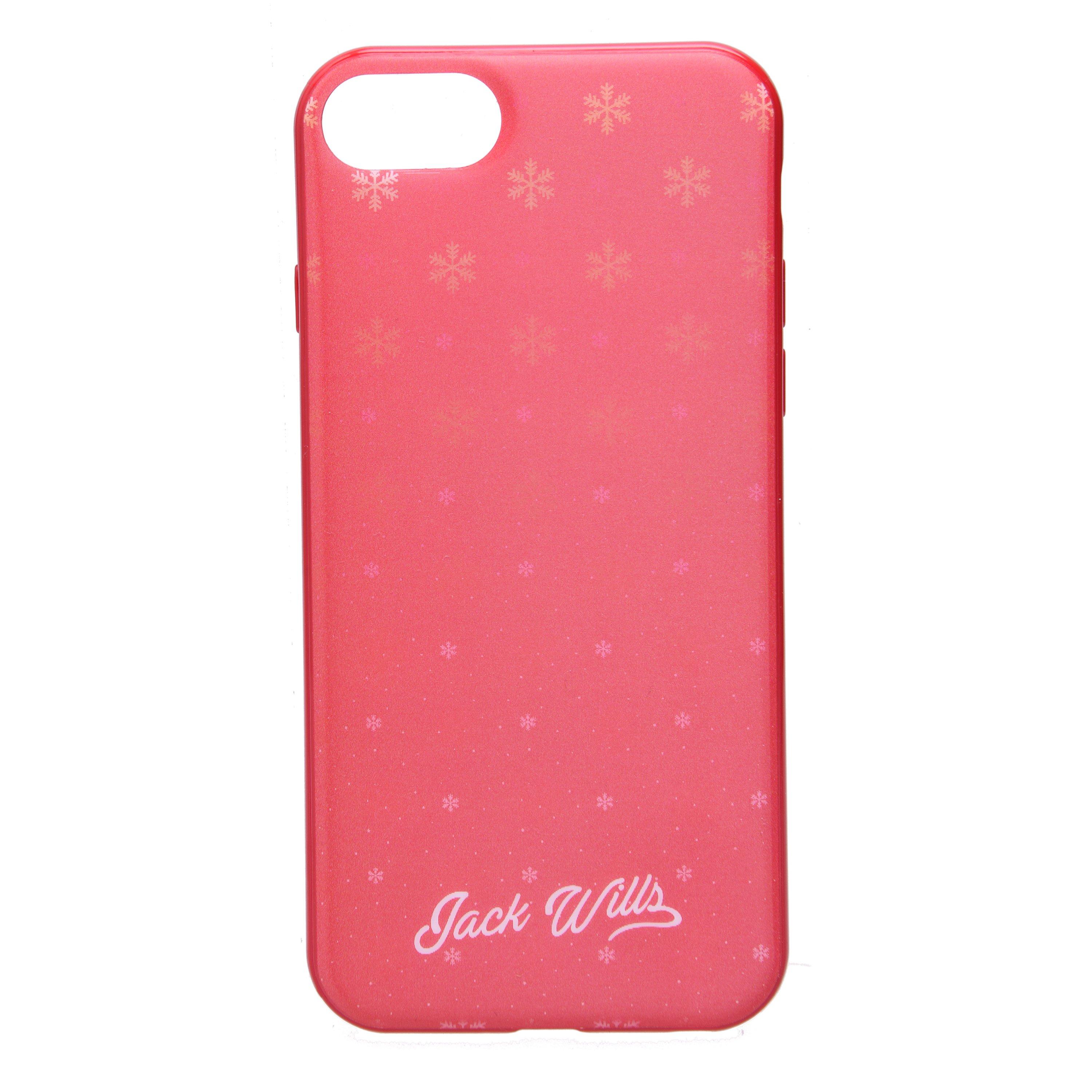 Rød - Jack Wills - Jack Brampton Snowflake iPhone 6/6S/7/8 Case - 1