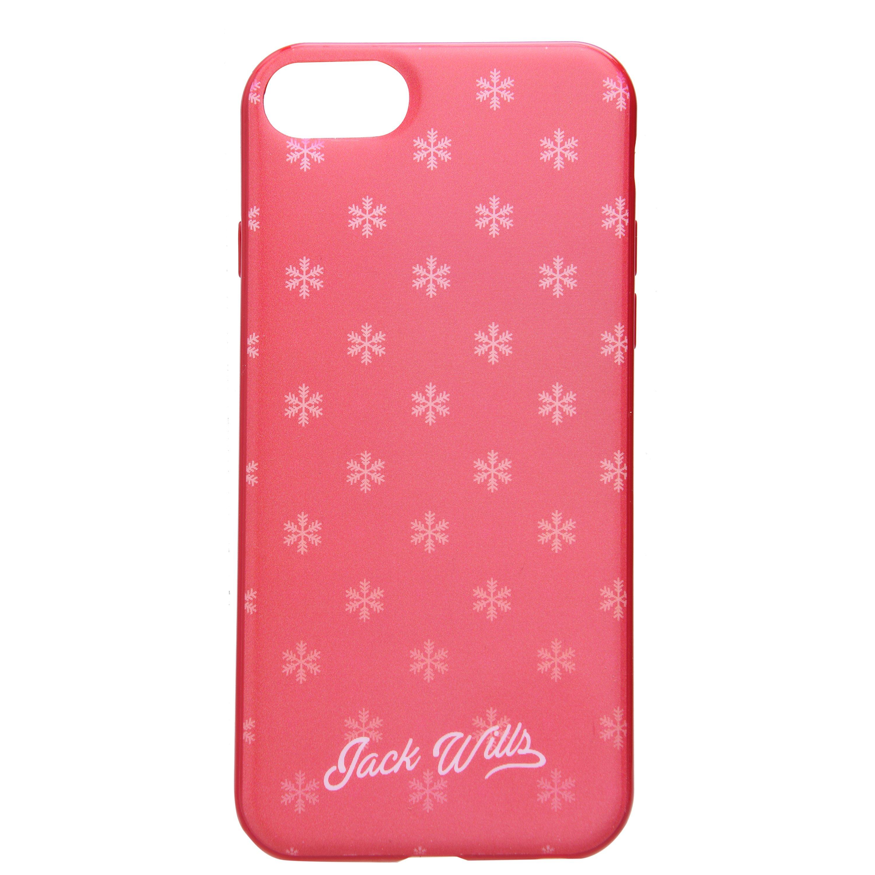 Rød - Jack Wills - Jack Brampton Snowflake iPhone 6/6S/7/8 Case - 2
