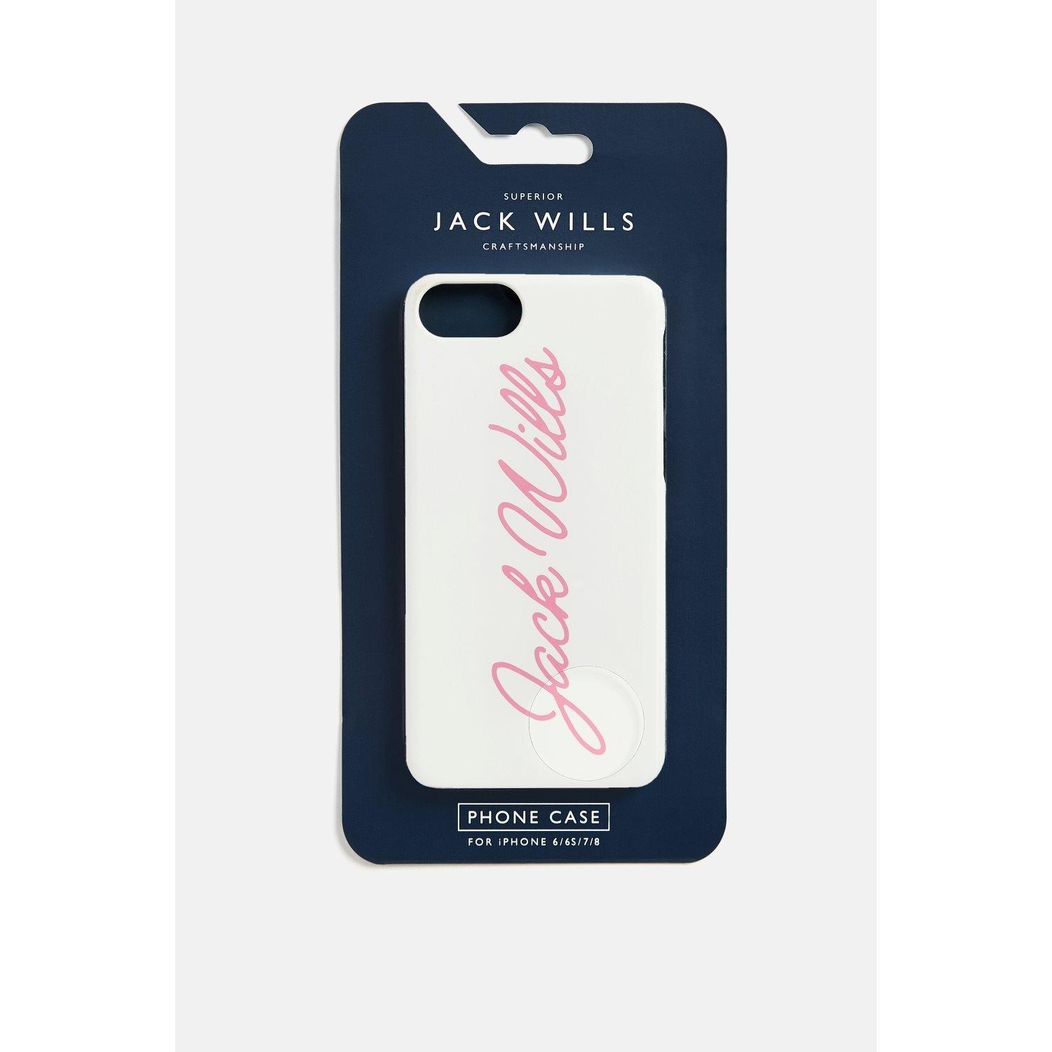 Hvid - Jack Wills - Jack Flint Script Graphic iPhone 6/6S/7/8 Case - 2