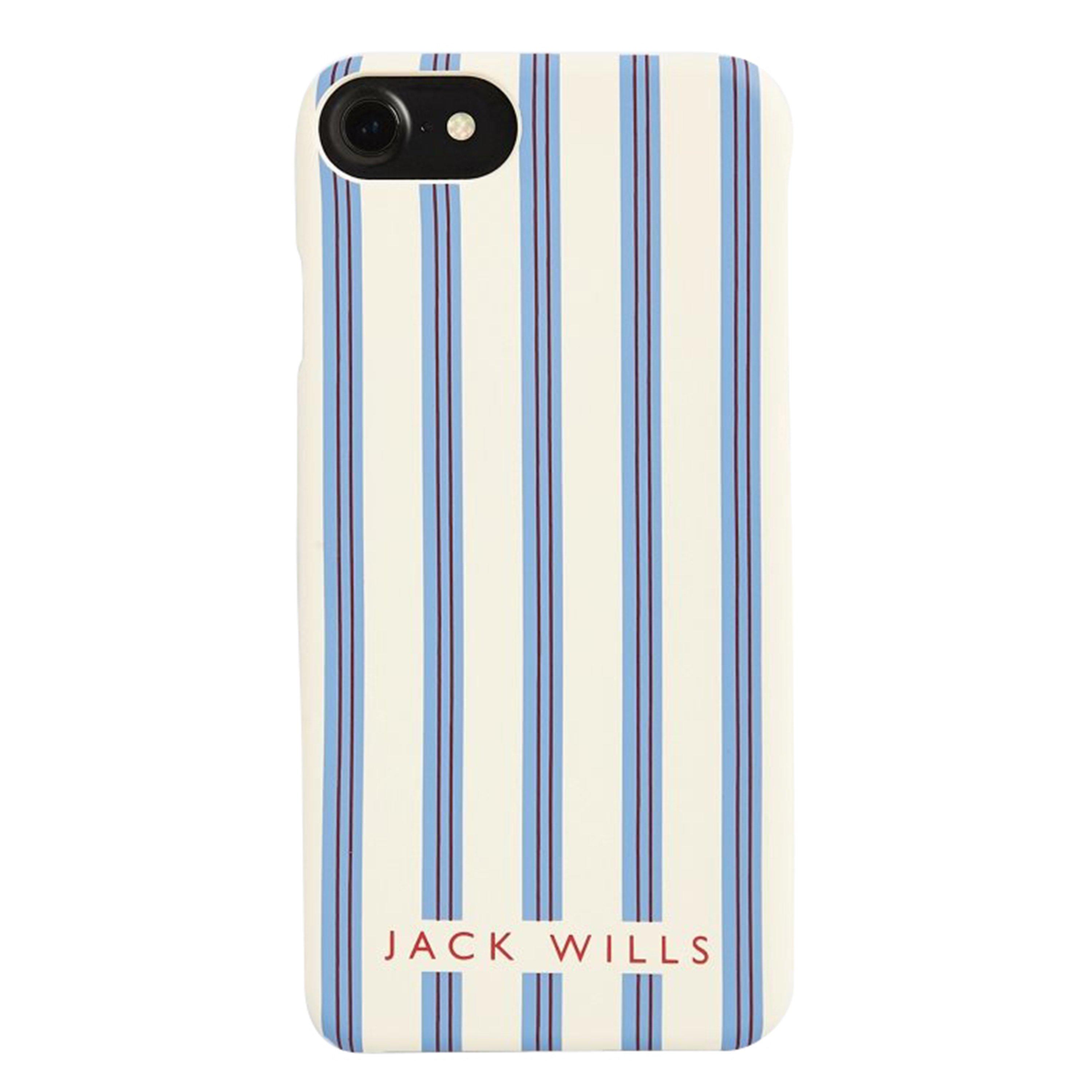 Blå - Jack Wills - Jack Flint Stripe iPhone 6/6S/7/8 Case - 1