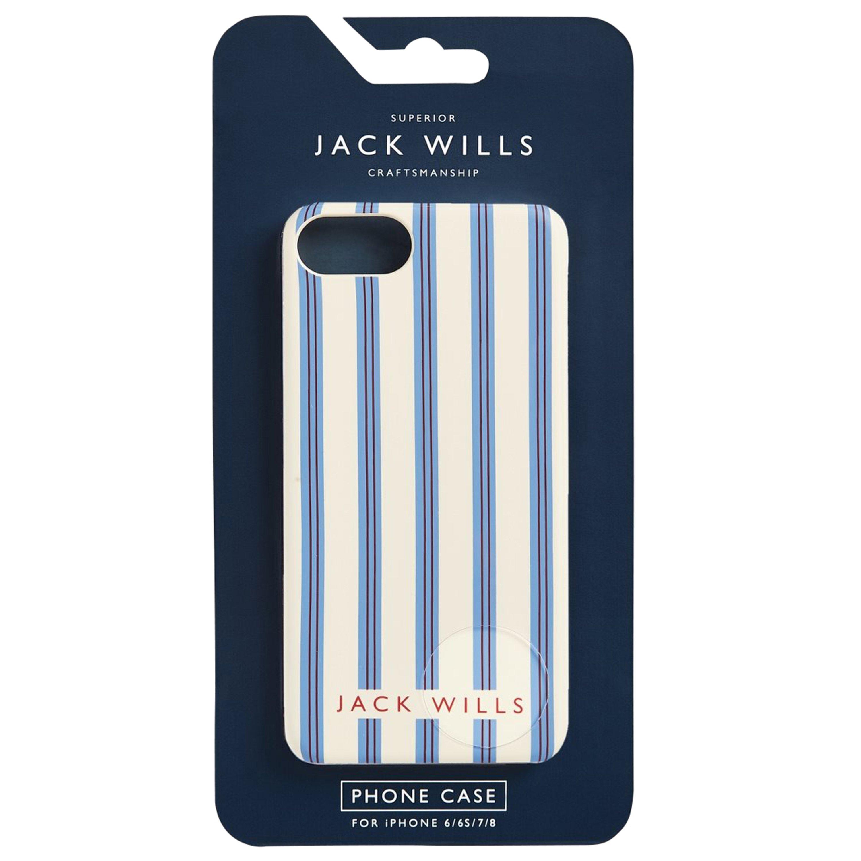 Blå - Jack Wills - Jack Flint Stripe iPhone 6/6S/7/8 Case - 2