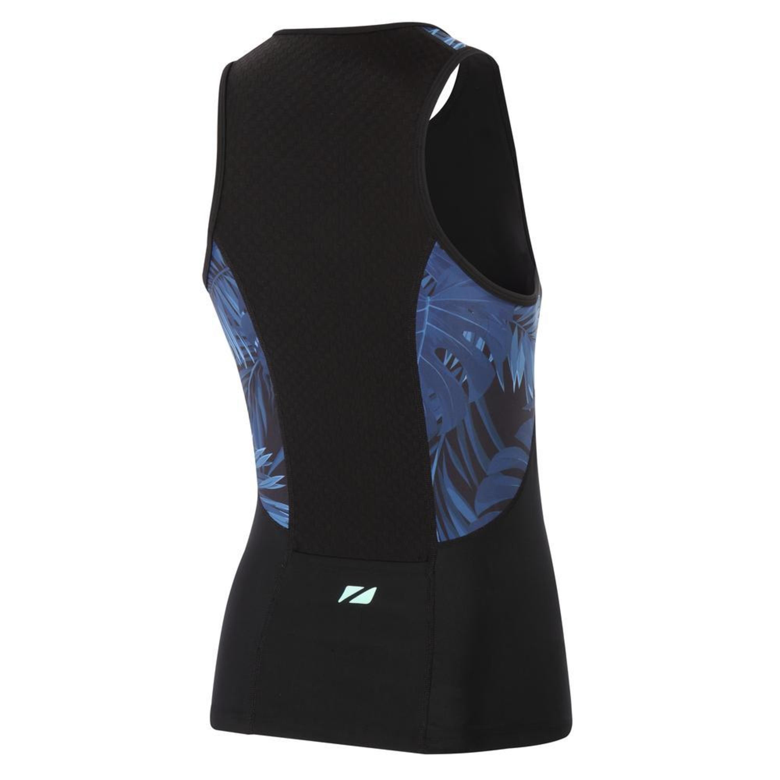 Marinegrün/Olivgrün - Zone3 - Activate+ Tropical Palm Sleeveless Tri Top - 2