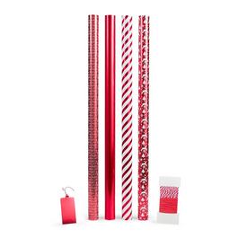 The Spirit Of Christmas 4 Pack 1.5 Metres Festive Wrapping Paper