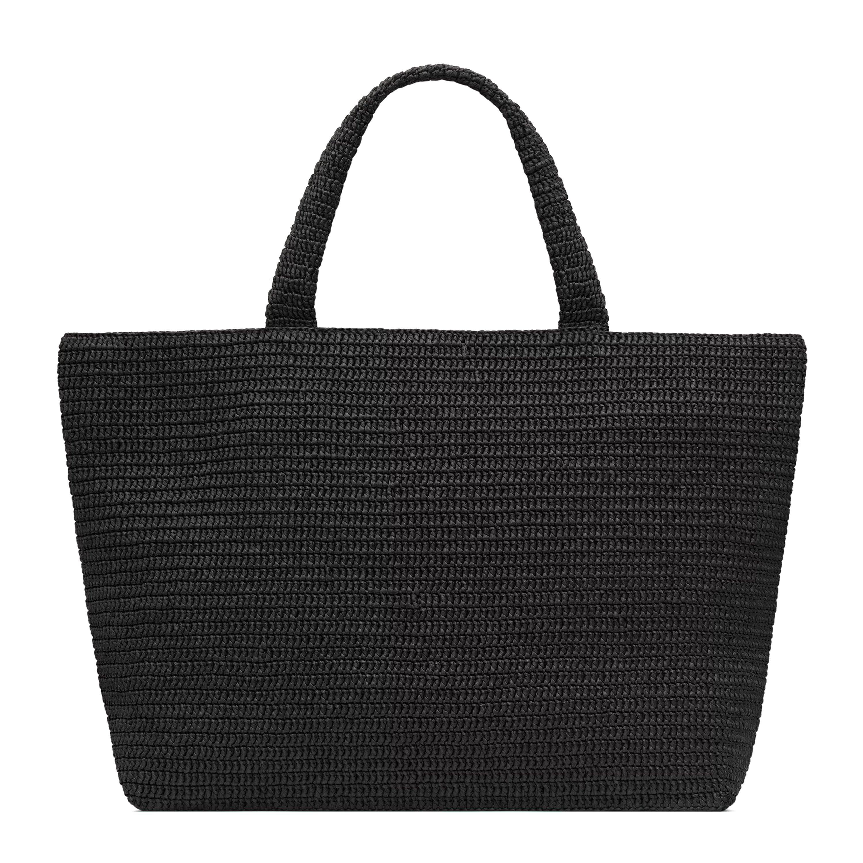 Black - Saint Laurent - Men's Raffia Tote Bag - 2