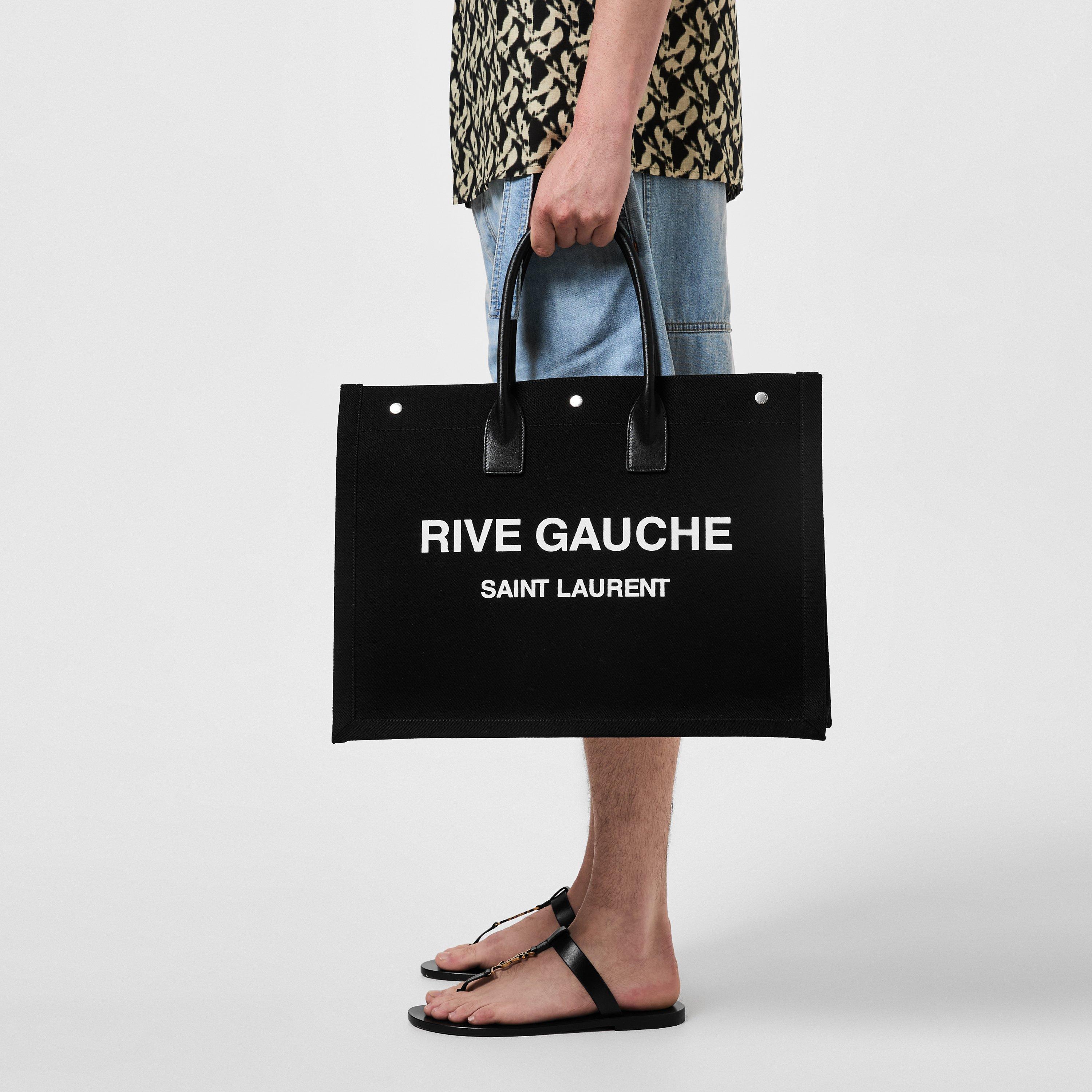 Black - Saint Laurent - Rive Gauche Tote Bag - 2
