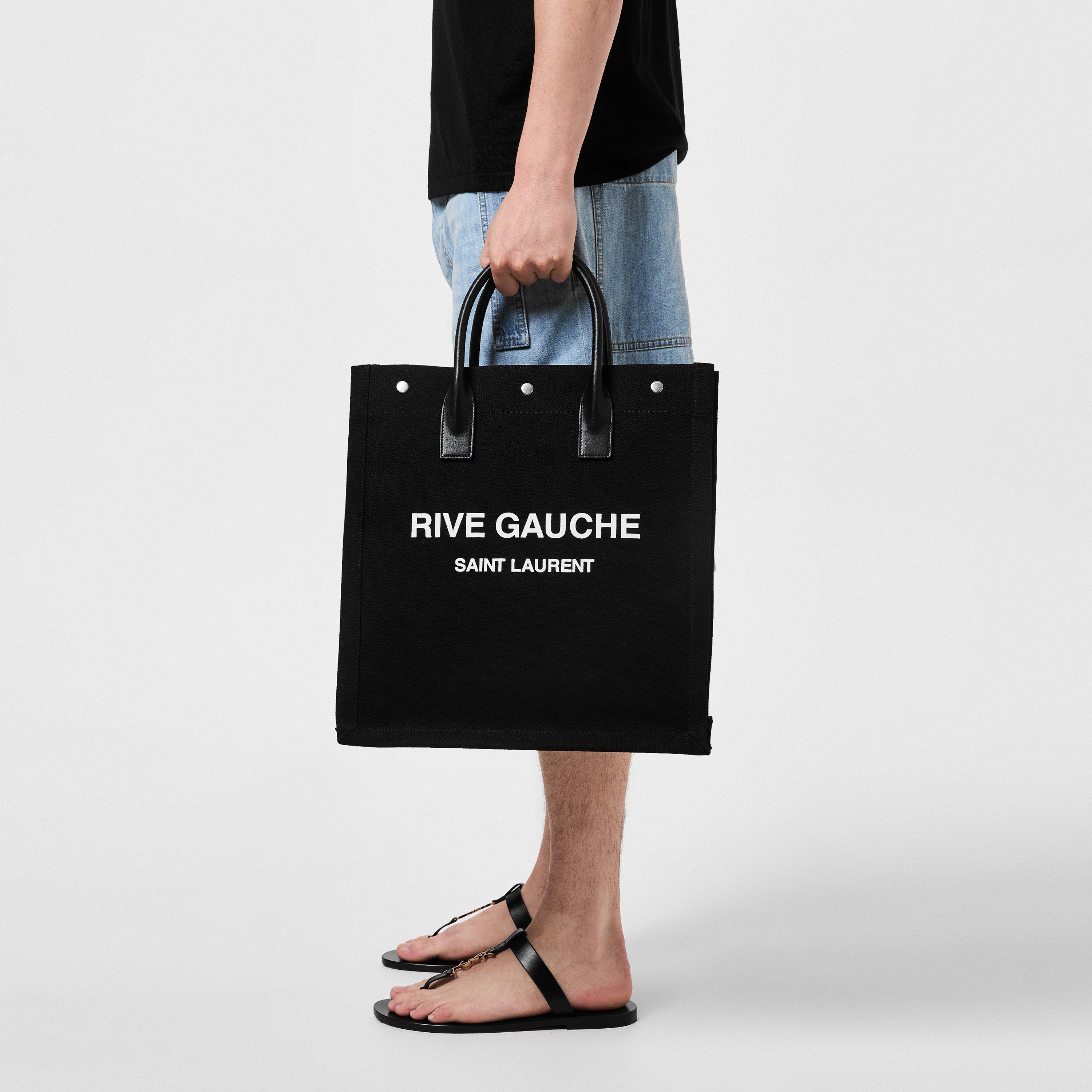 Black - Saint Laurent - Rive Gauche Tote Bag - 2