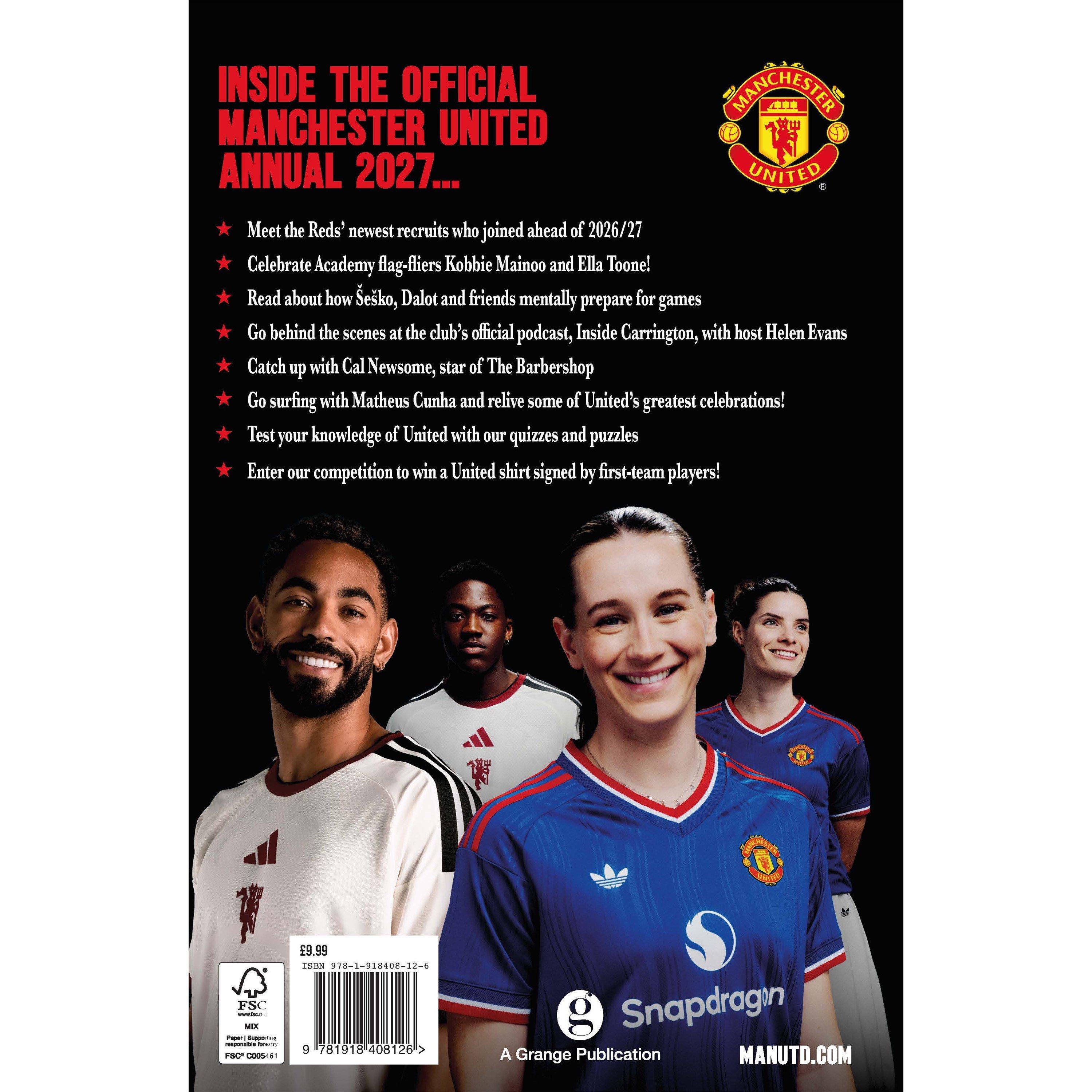 Man Utd - Grange - 2025 Team Football Calendars - 2