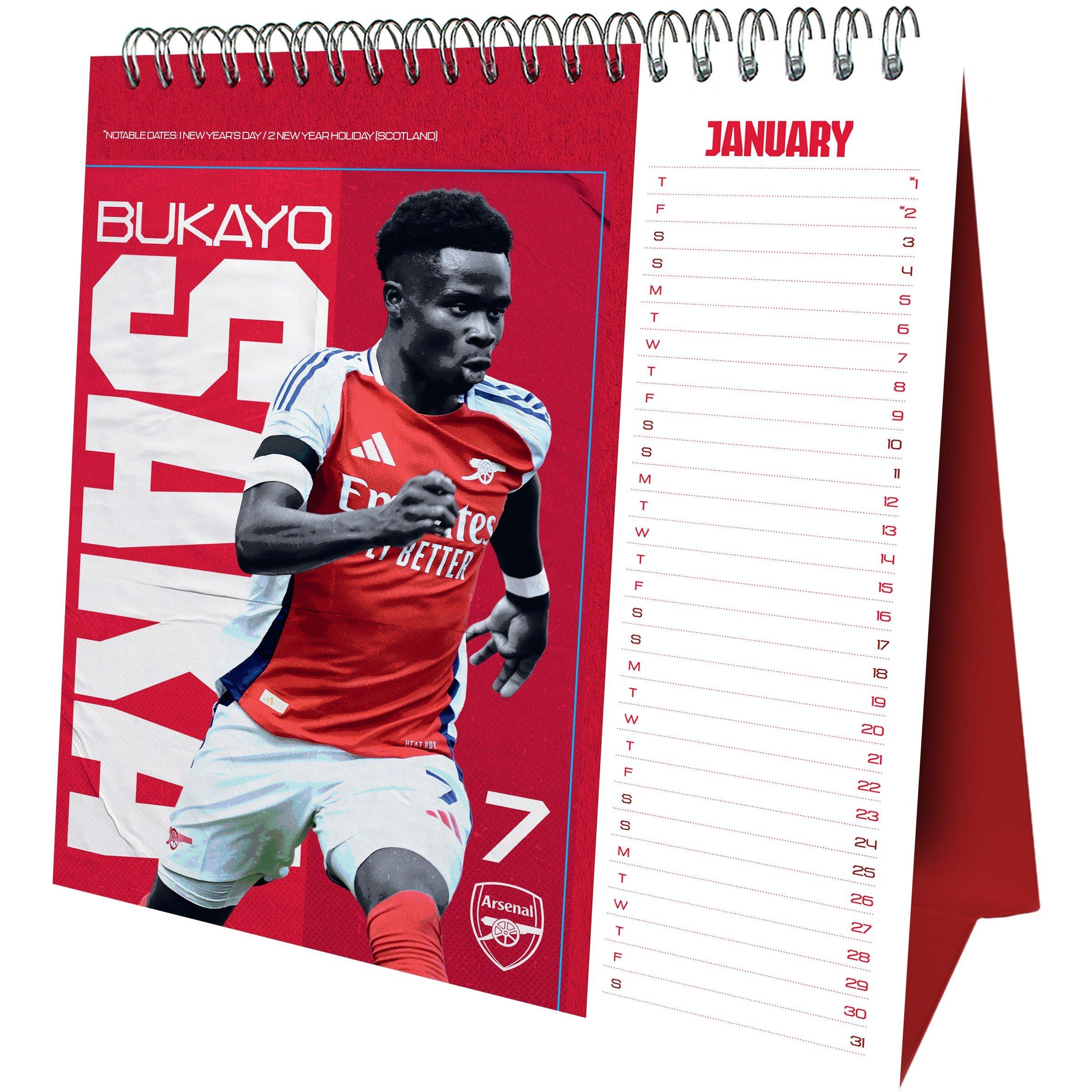 Arsenal - Grange - Tottenham Hotspur Football Calendars - 3