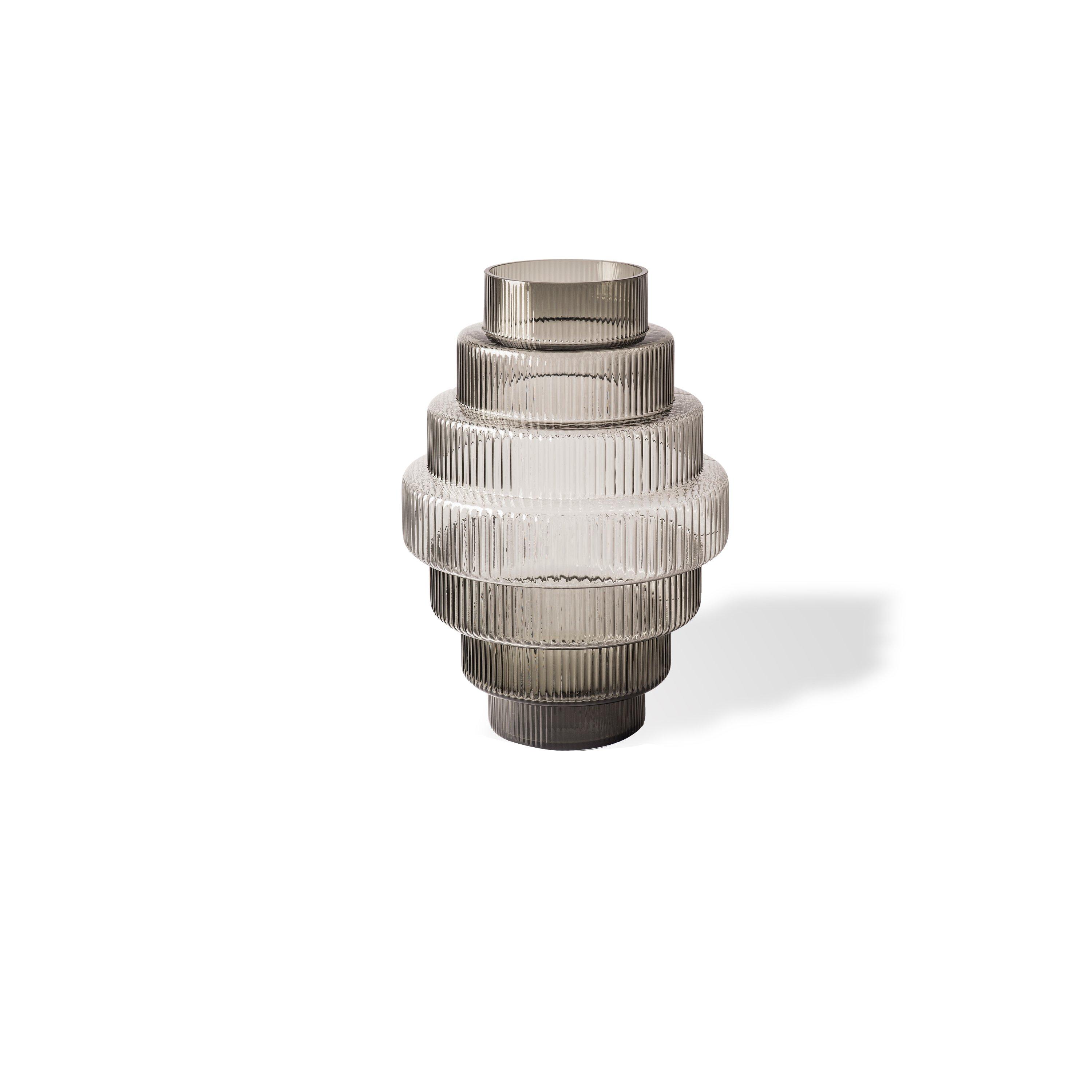 Pols Potten PolsPotten Steps Vase - Small - Grey - Small