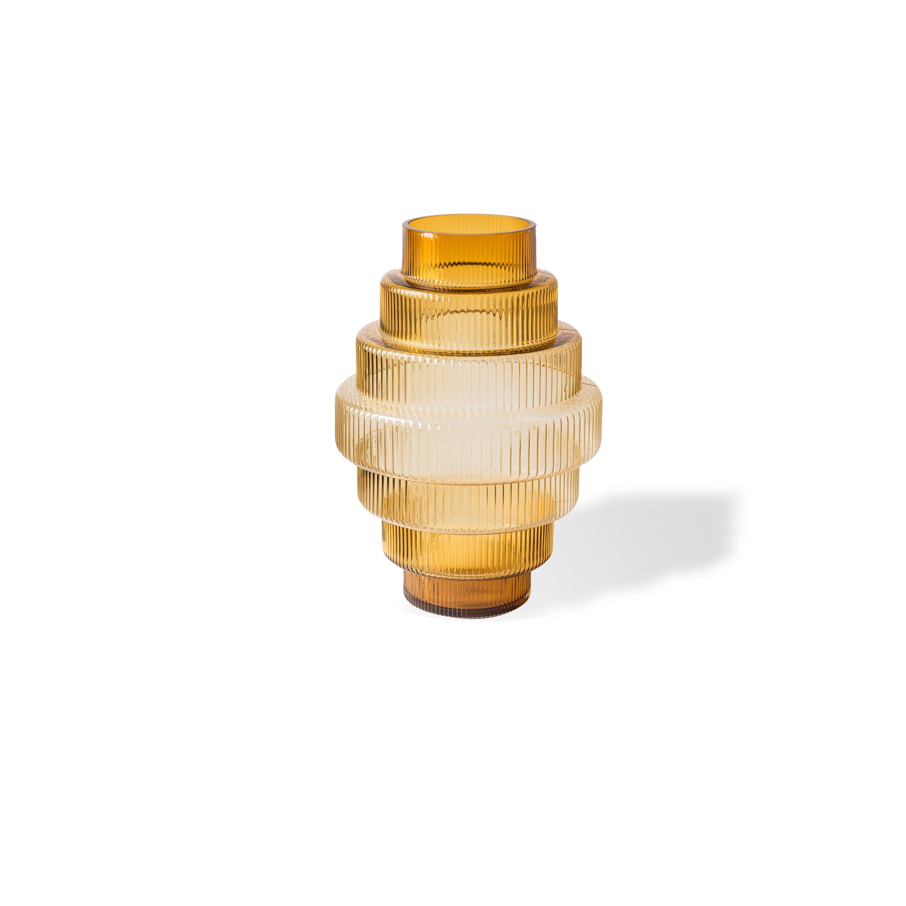 Pols Potten  Polspotten Steps Vase - Small - Ochre - Small