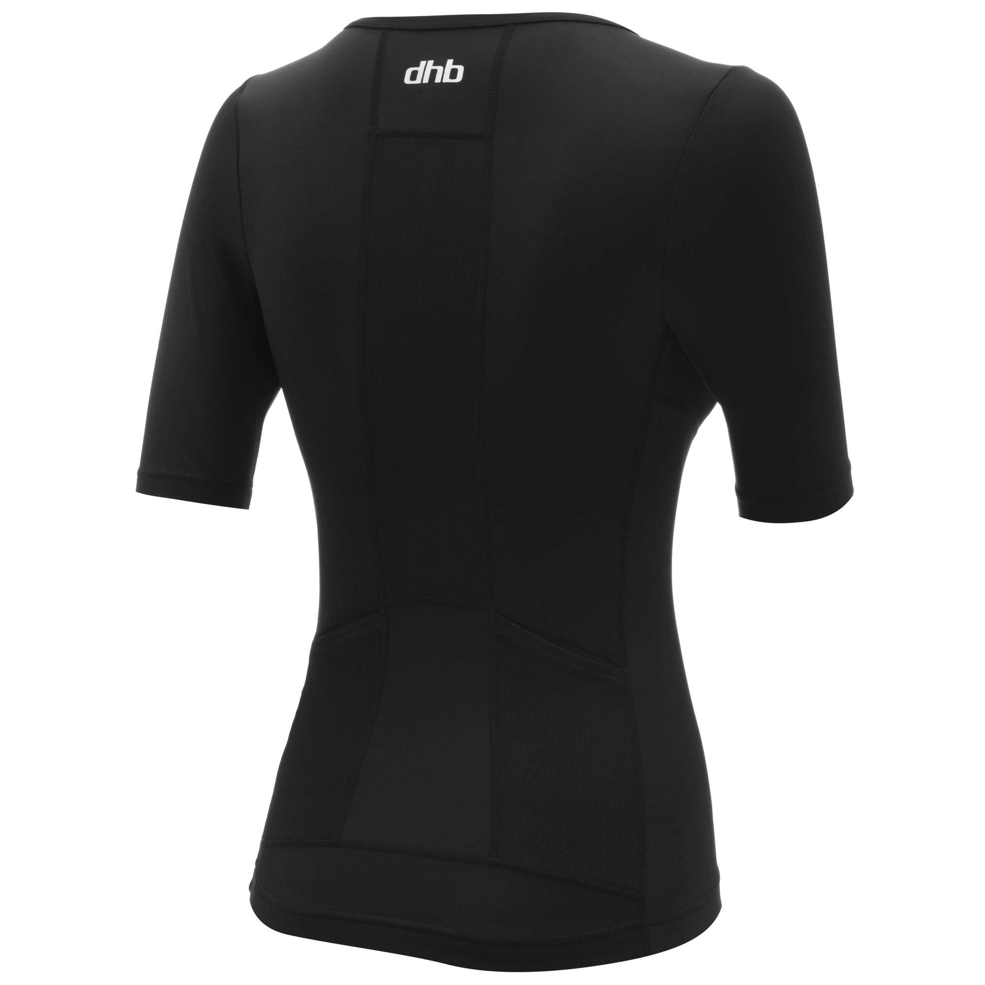 Black - Dhb - Women's Hydron Tri Short Sleeve Top - 2