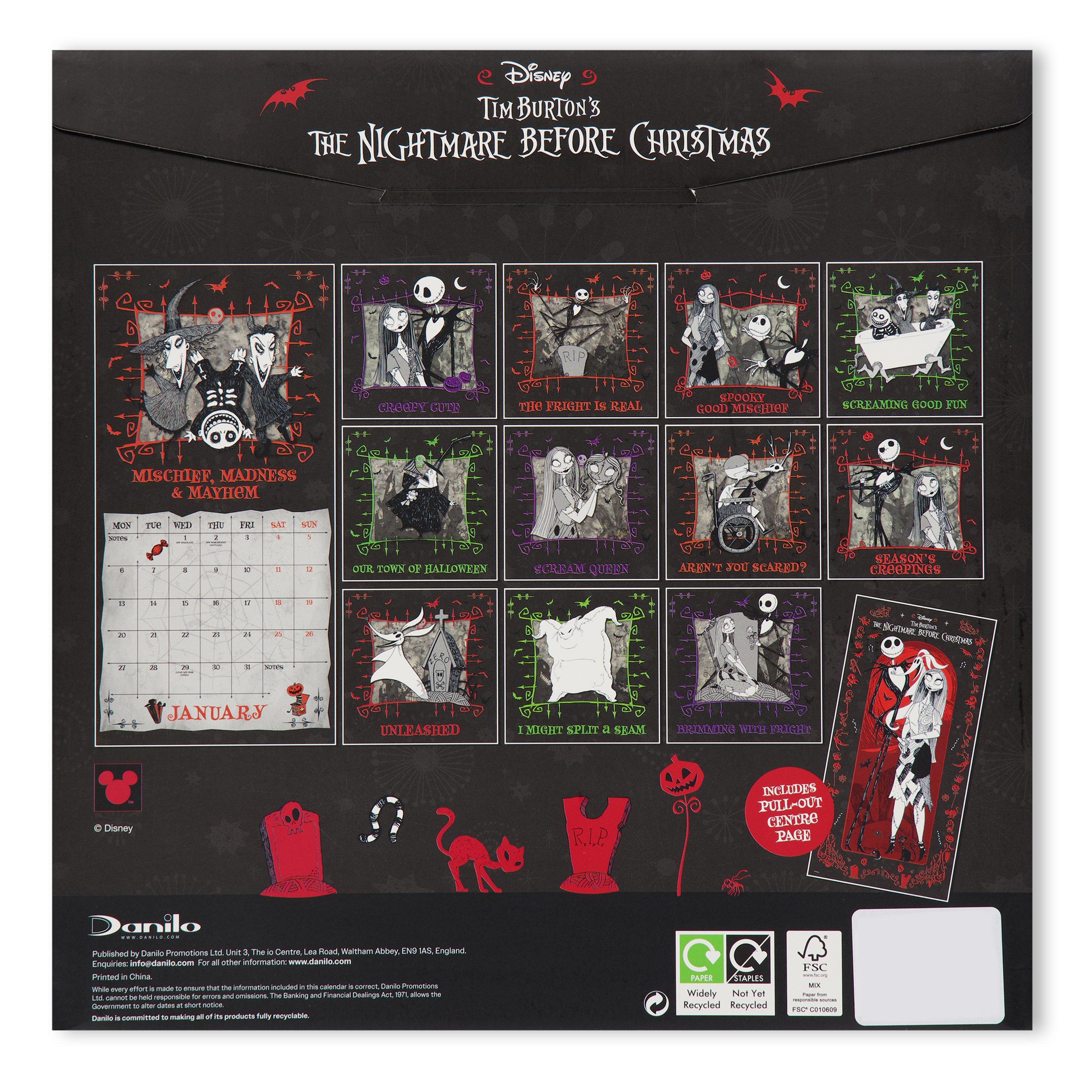 Multi - Nightmare Before Christmas - Calendar - 2