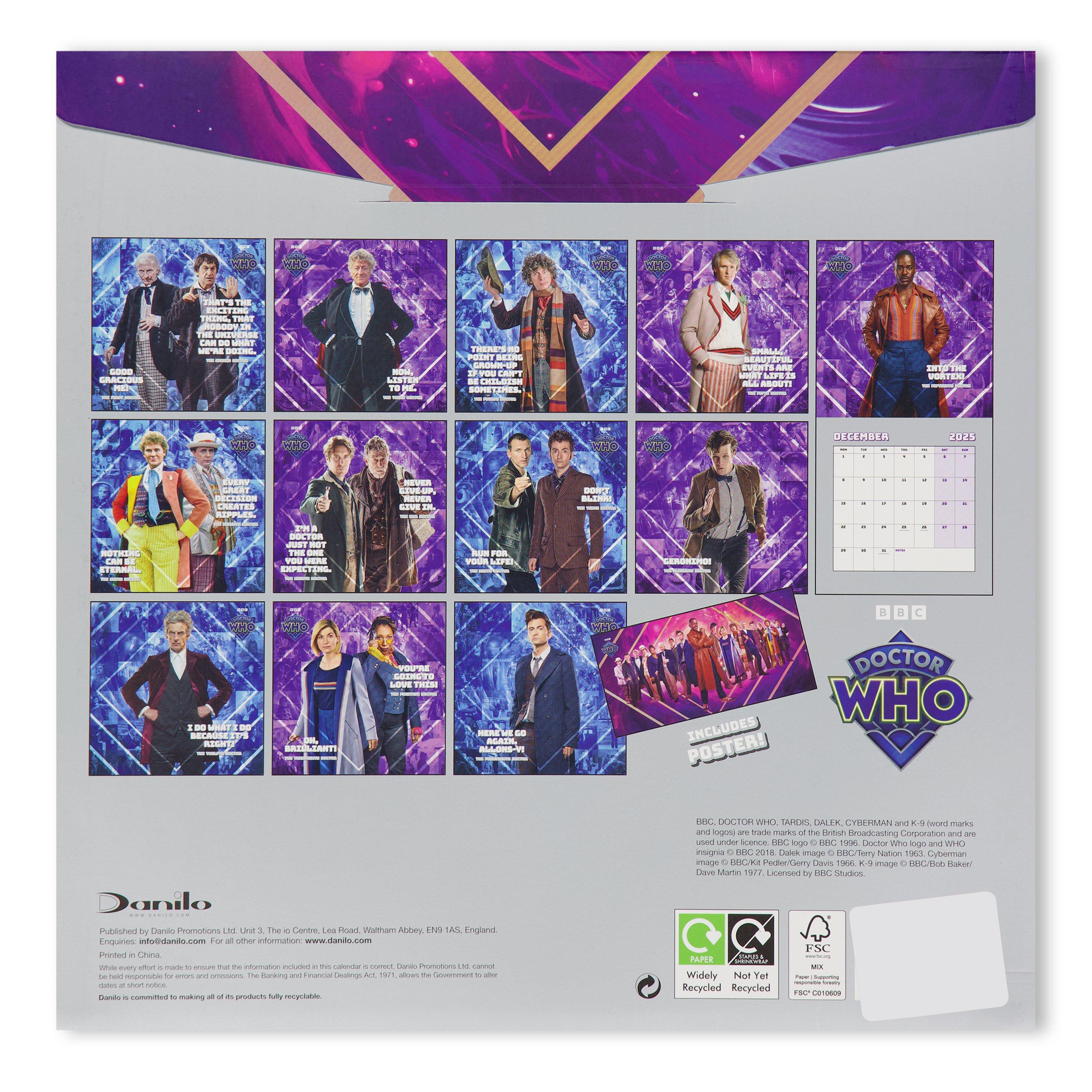 Multi - Doctor Who - Calendar - 2