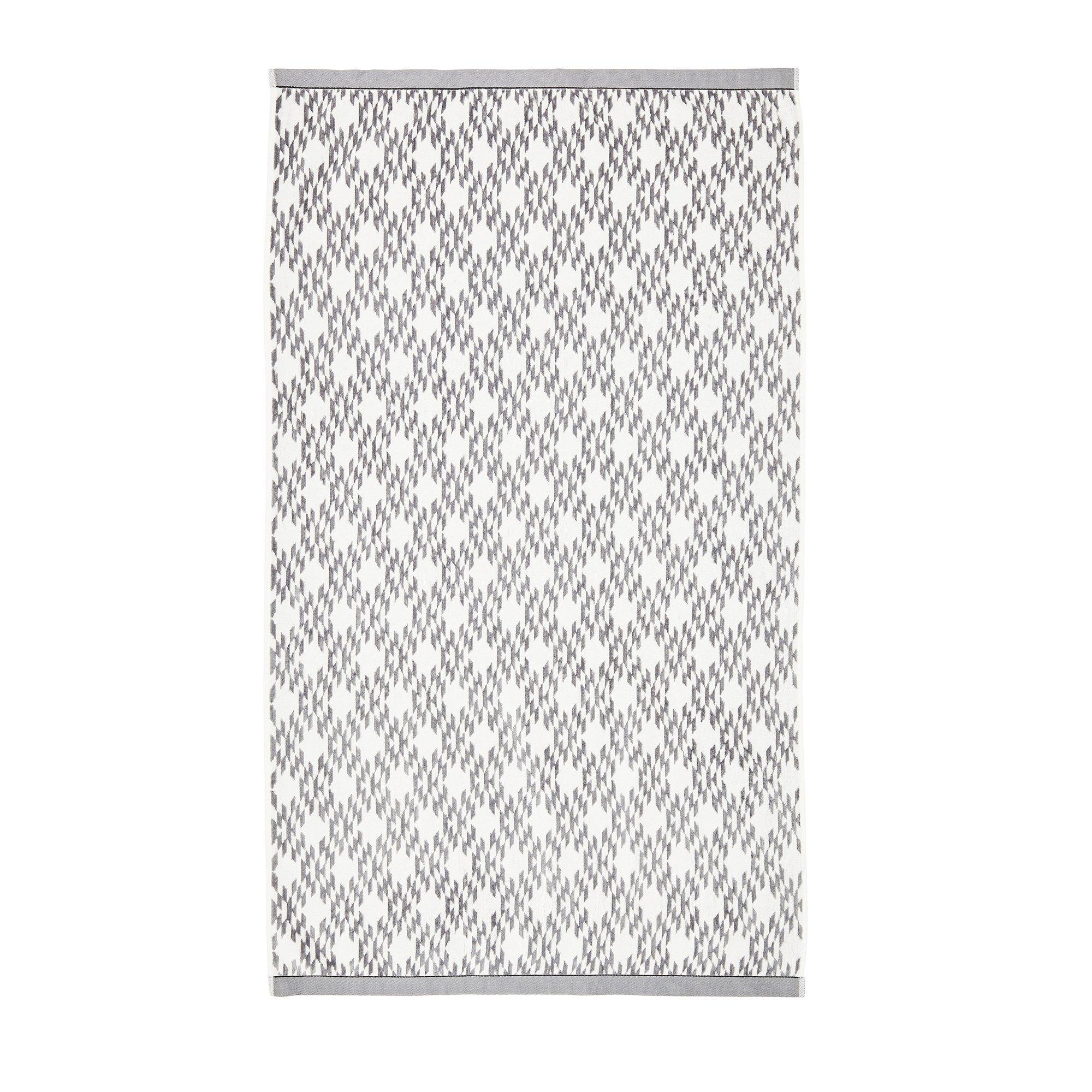 Chalk/Charcoal - Bedeck of Belfast - Emani BCI Cotton Towel - 2