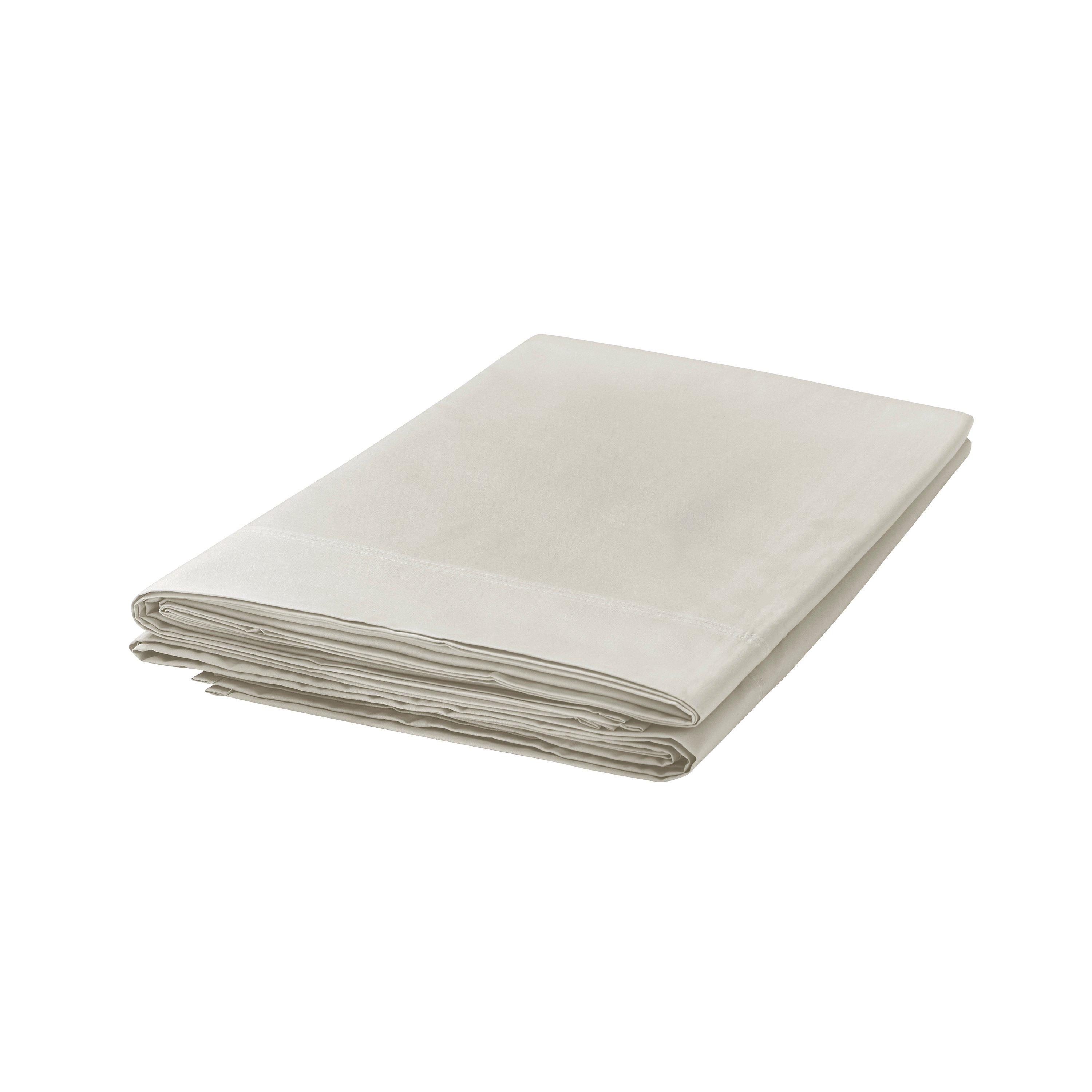 Bedeck Of Belfast  Fine S 300Tc Plain Dye Flat Sheet Linen - SINGLE