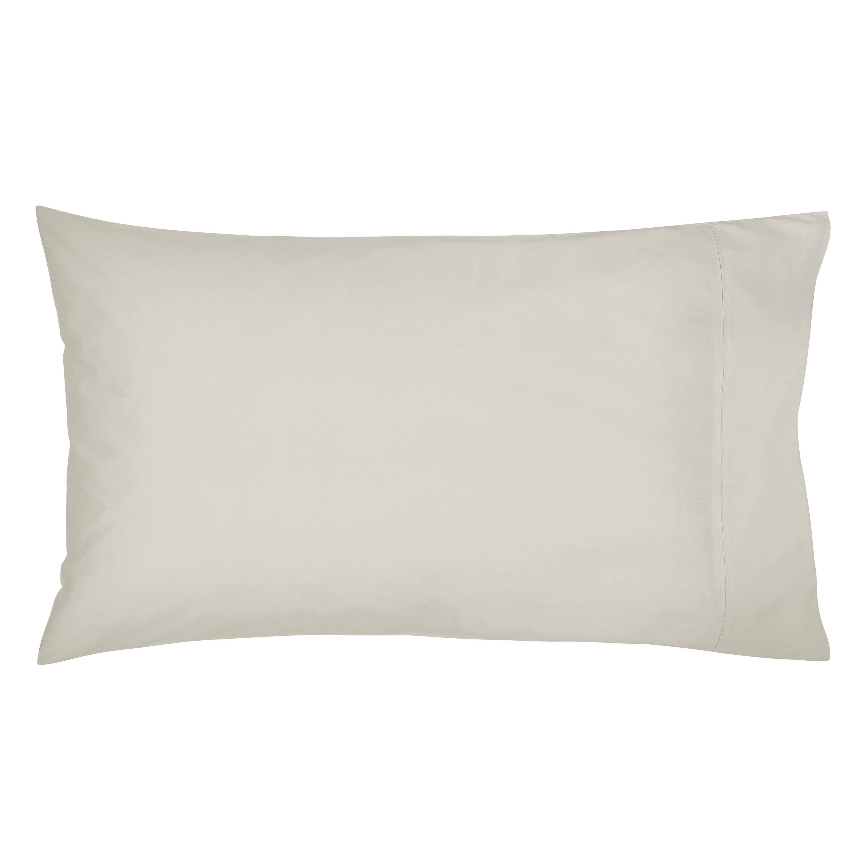 Bedeck Of Belfast  Fine S 300Tc Plain Dye Standard Pillowcase Linen - STANDARD PILLOWCASE