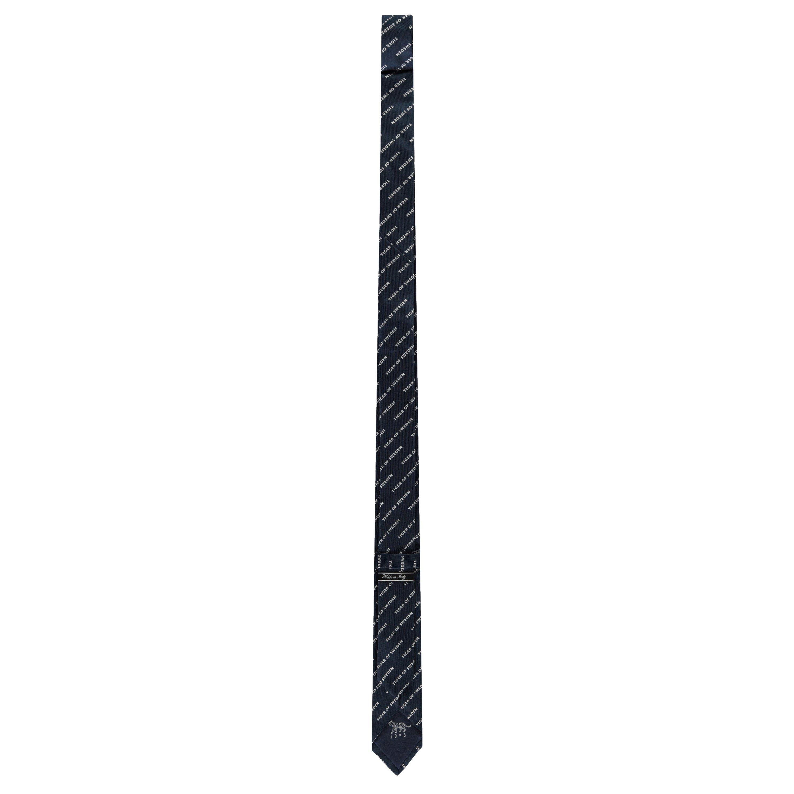 Navy - Tiger of Sweden - Tiger Text Tie - 2