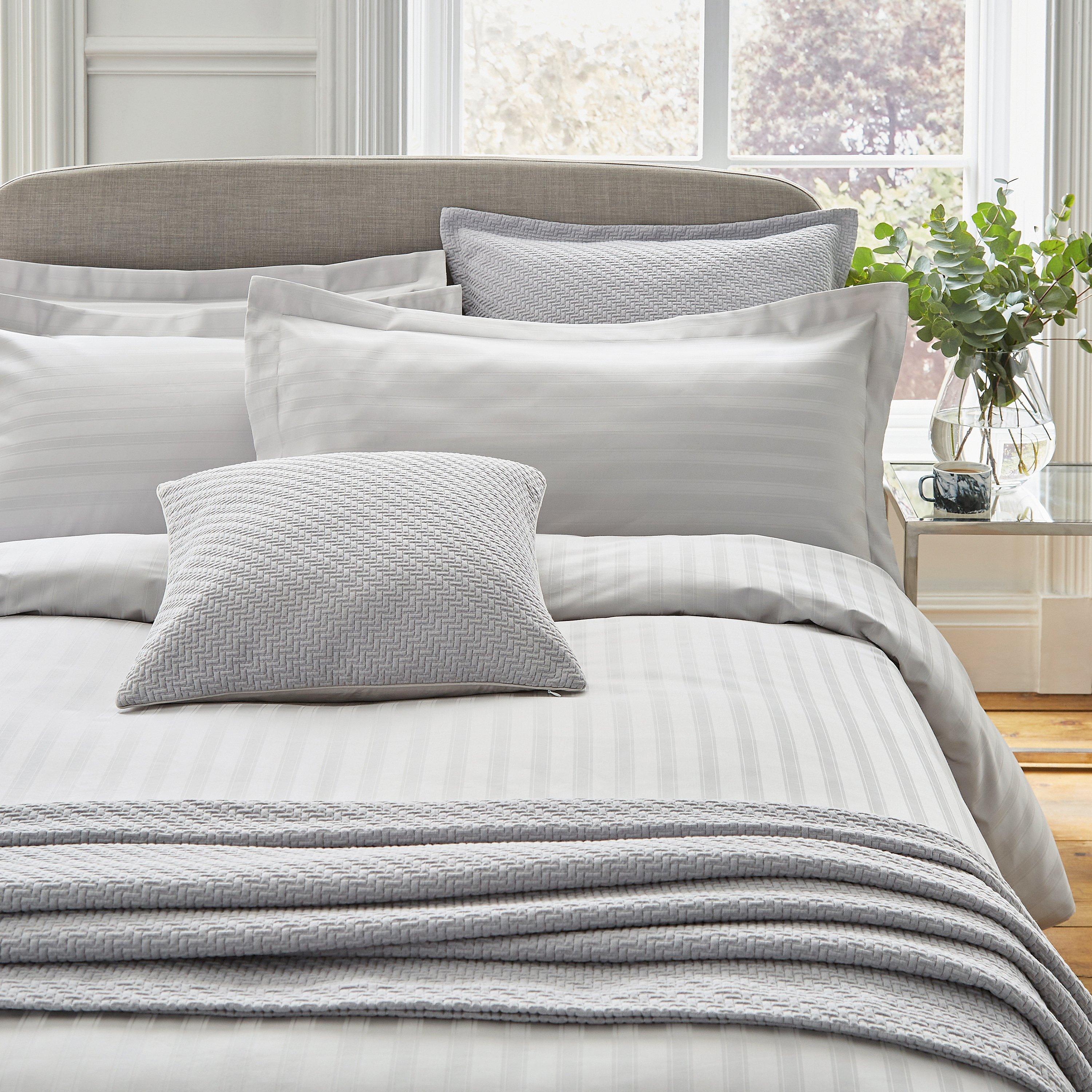 Silver - Bedeck of Belfast - ADAN OXFORD PILLOWCASE - 2