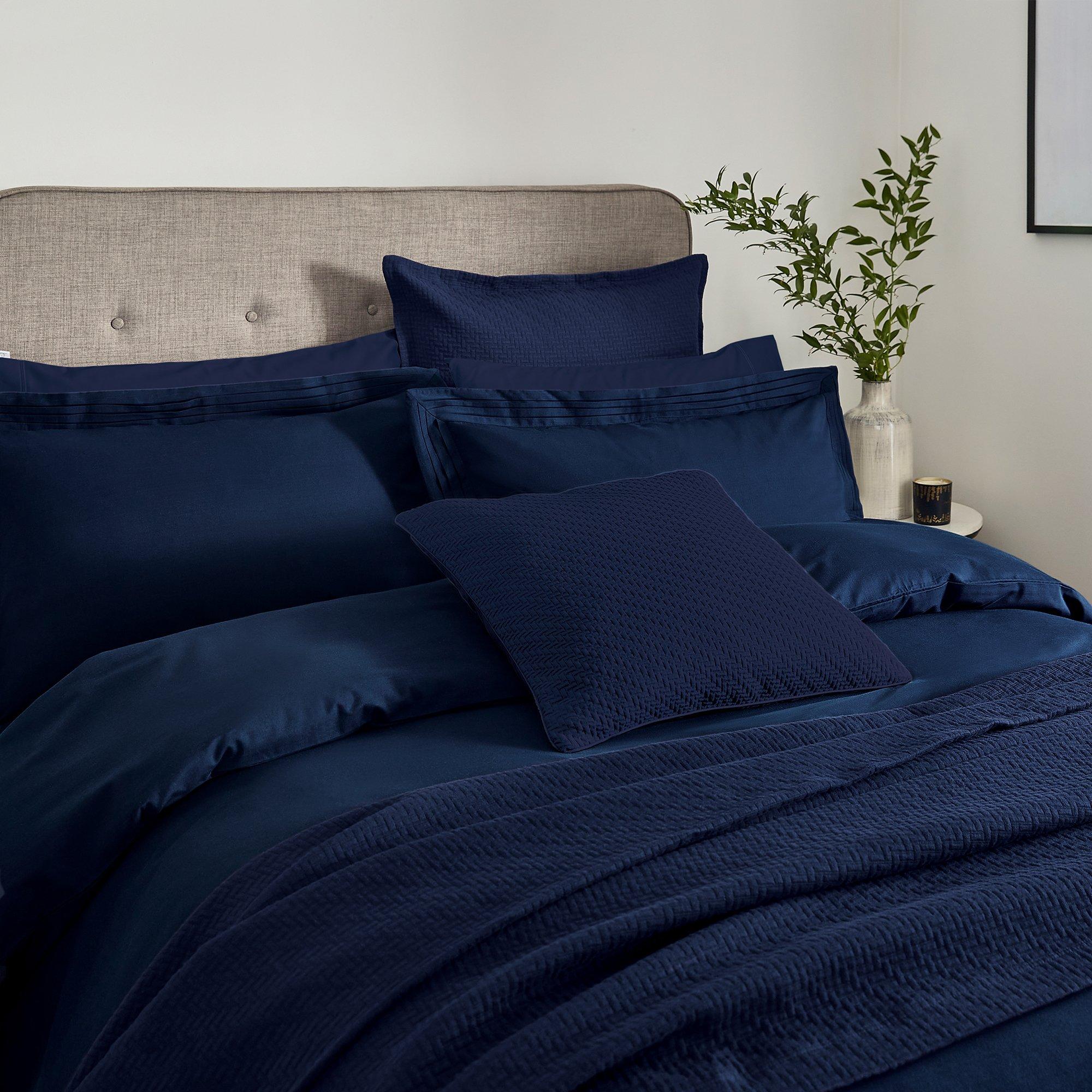 Midnight - Bedeck of Belfast - Vendi 300TC  Infused Cotton Duvet Cover - 2