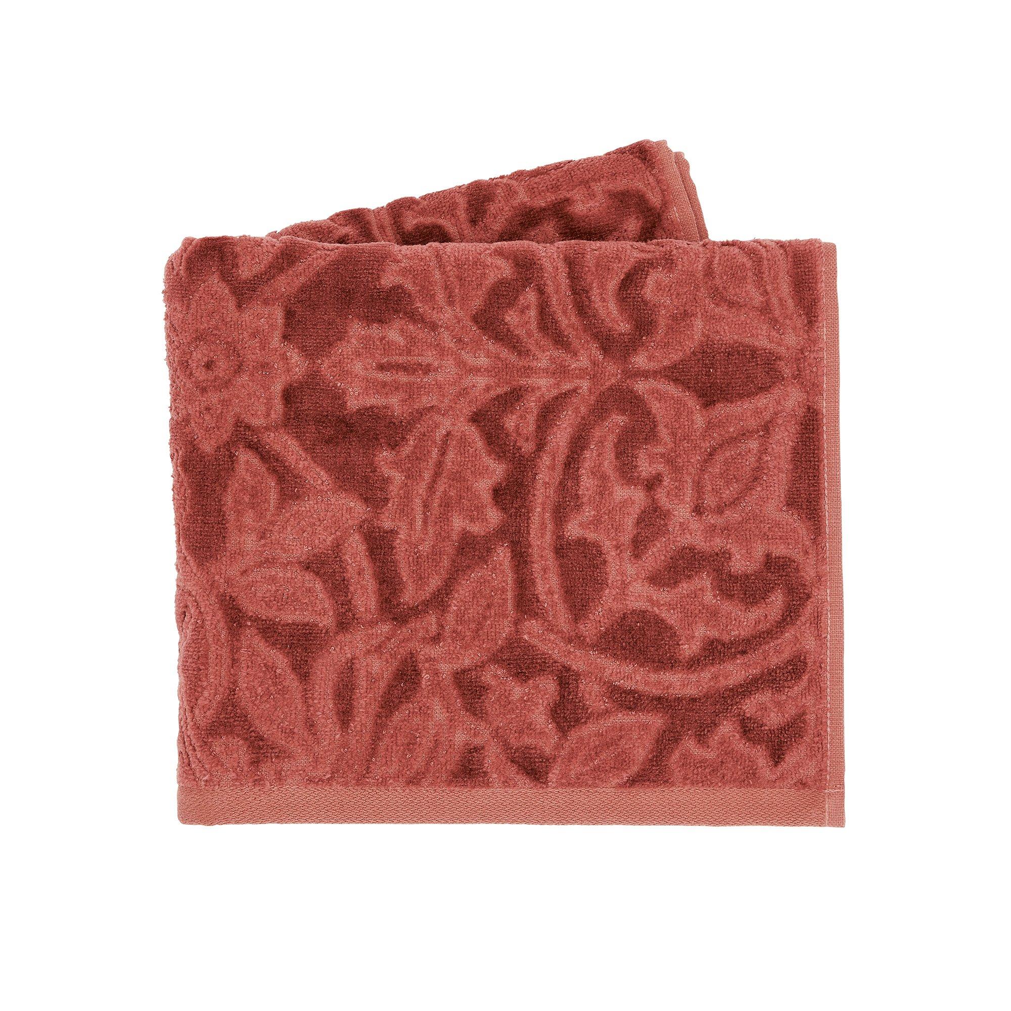 Red - Morris and Co - St James Cotton Towels - 2