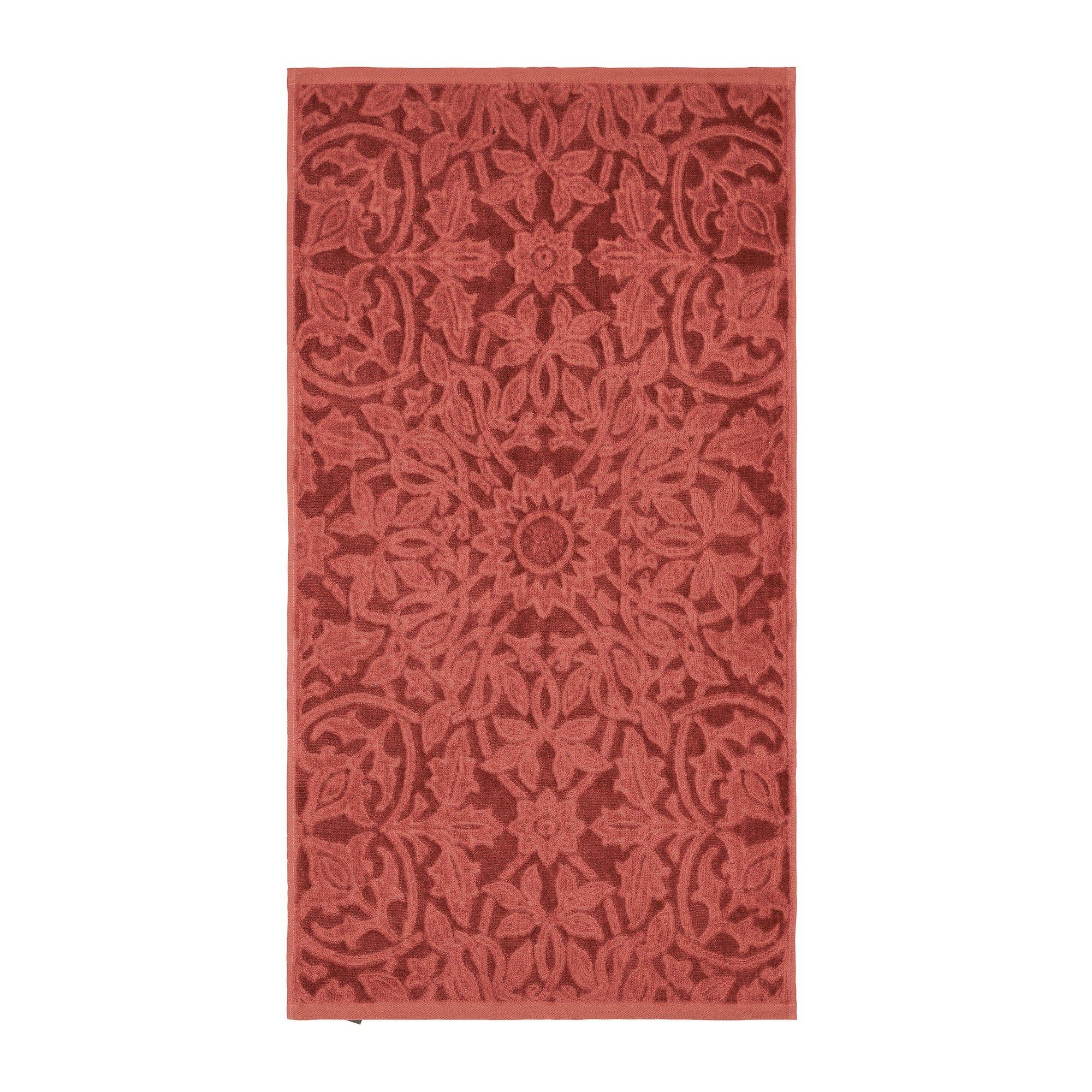 Red - Morris and Co - St James Cotton Towels - 3