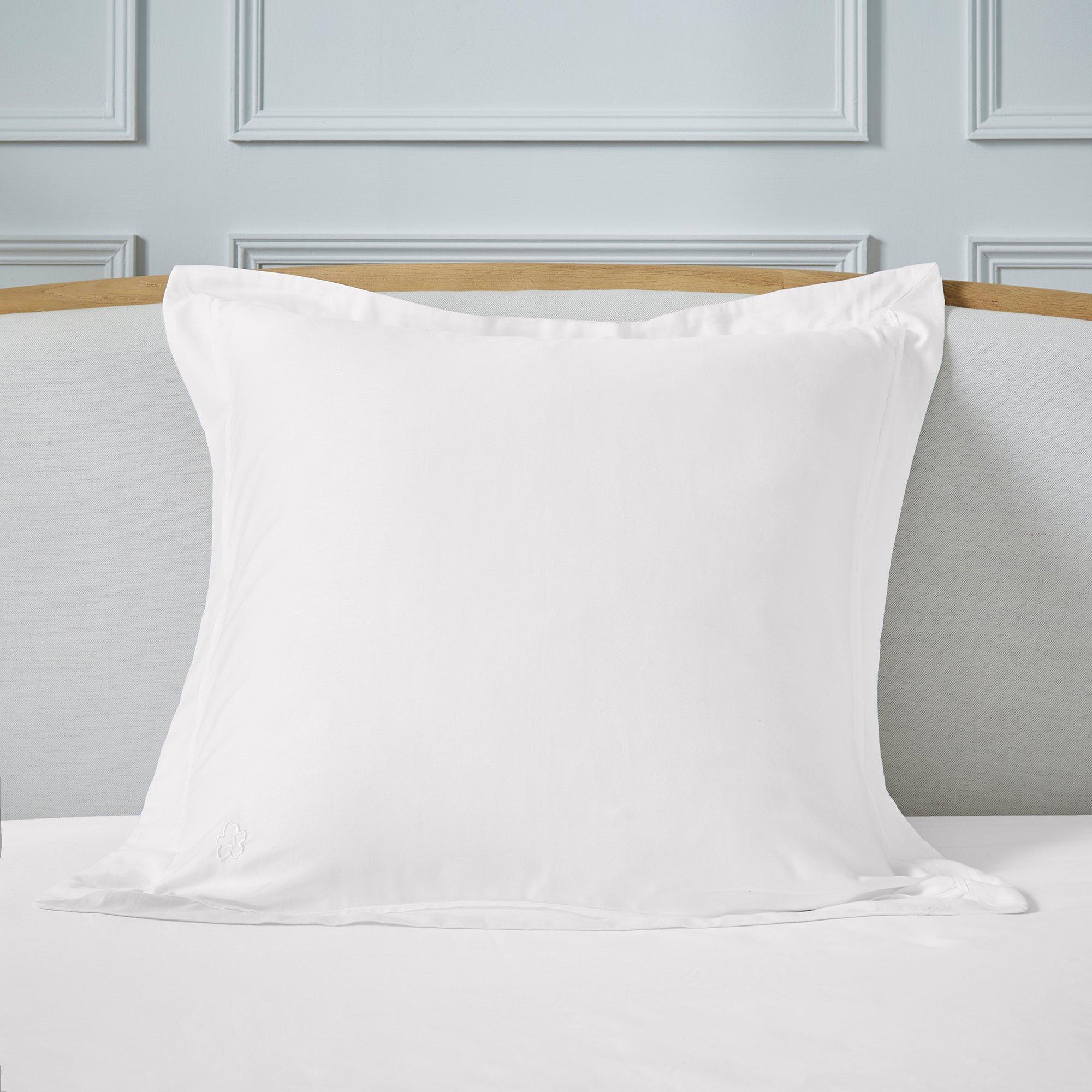 White - Ted Baker Home - Plain Dye Square Pillowcase - 2
