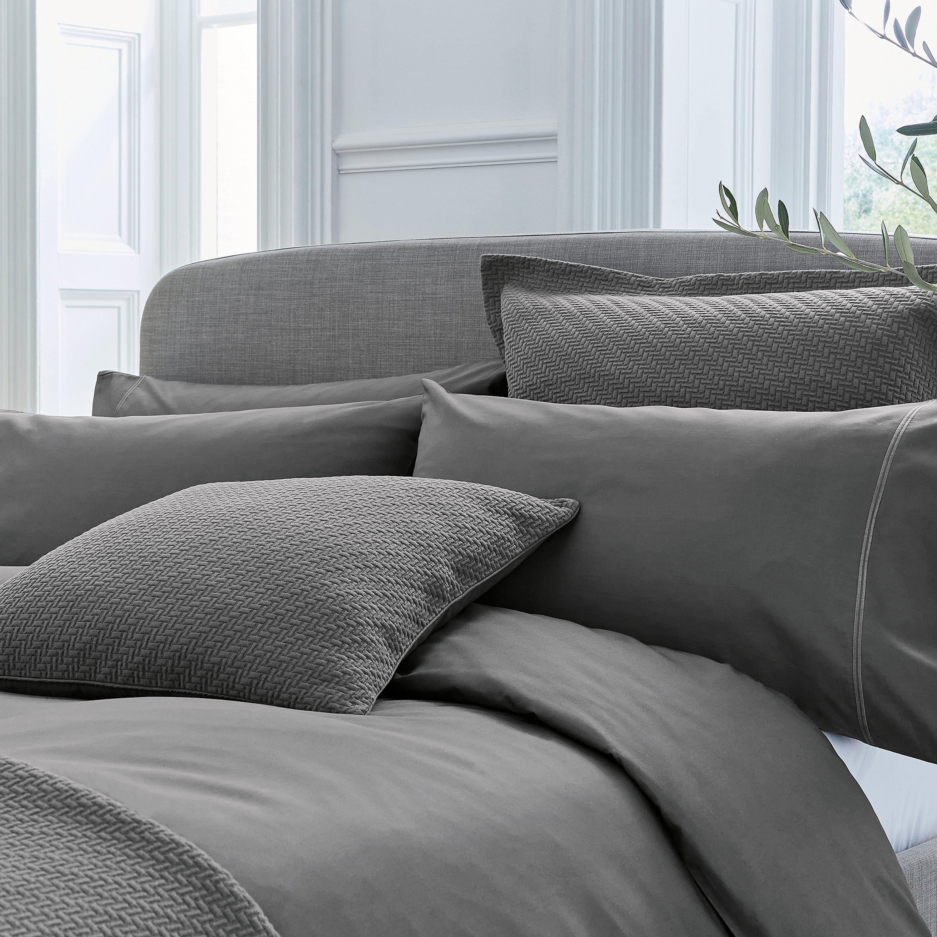 Charcoal - Bedeck of Belfast - Andaz Duvet Cover - 2