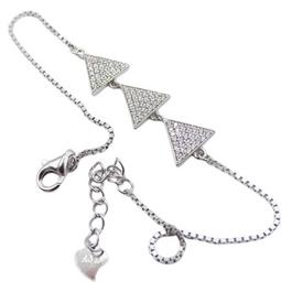 Mason Knight Yager 925 Sterling SilverMultiTriangleBracelet